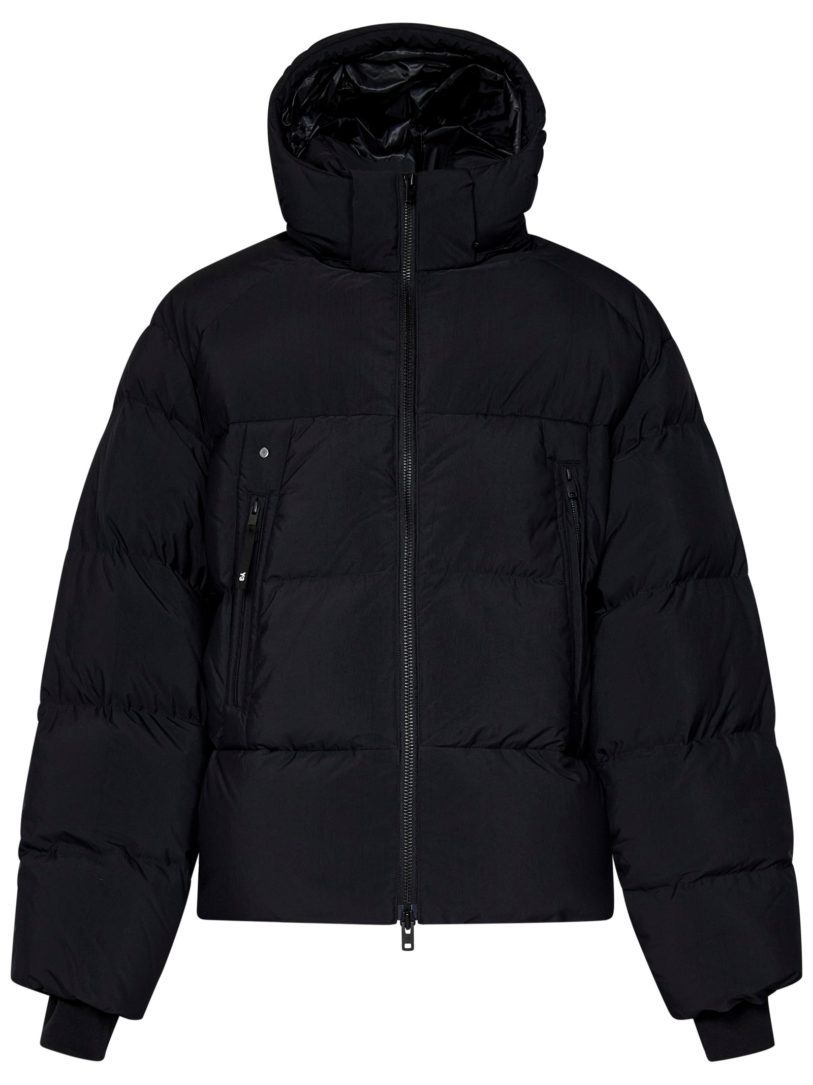 Shop Y-3 Down Jacket In Black