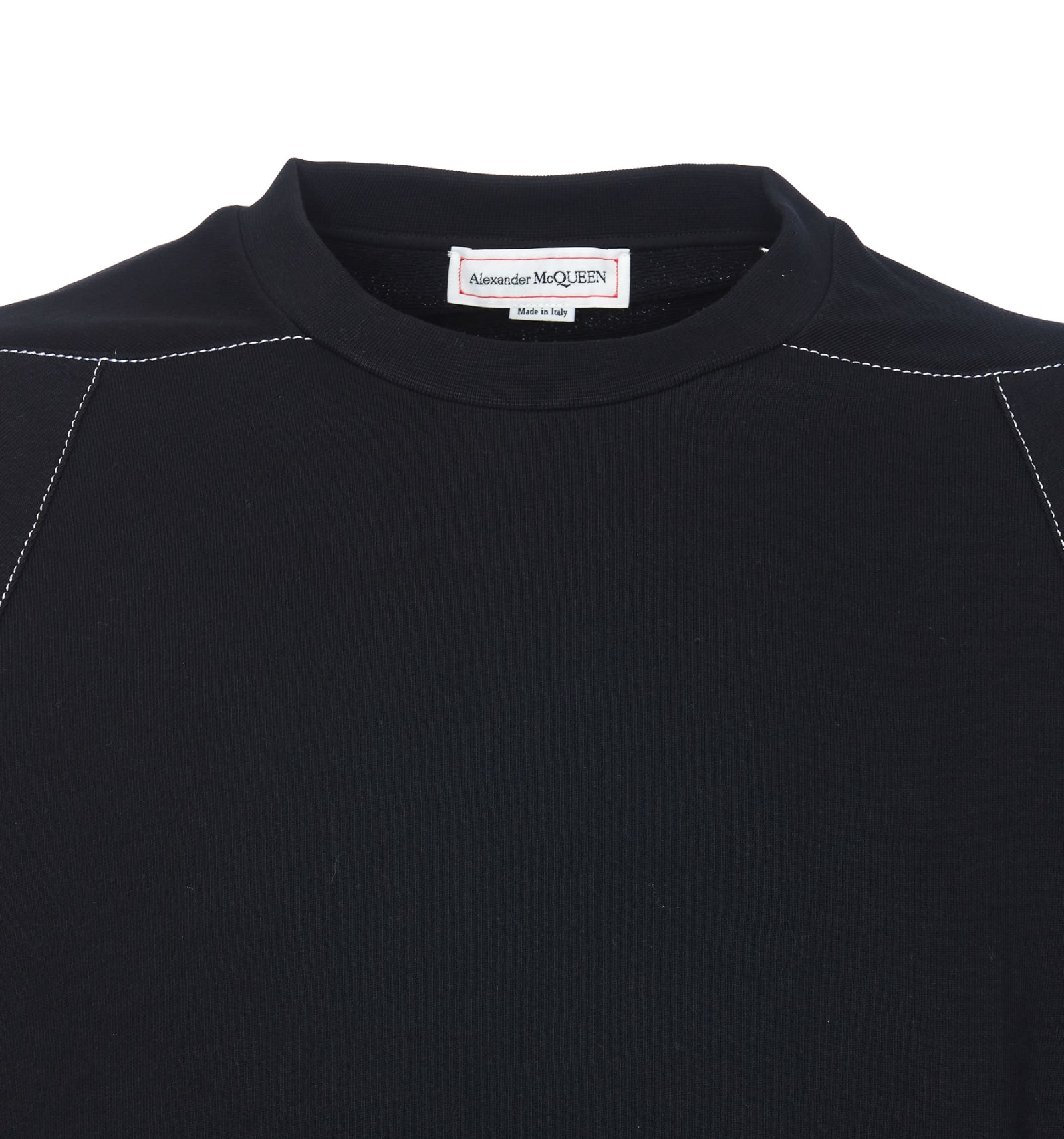 Shop Alexander Mcqueen Sweatshirt In Black