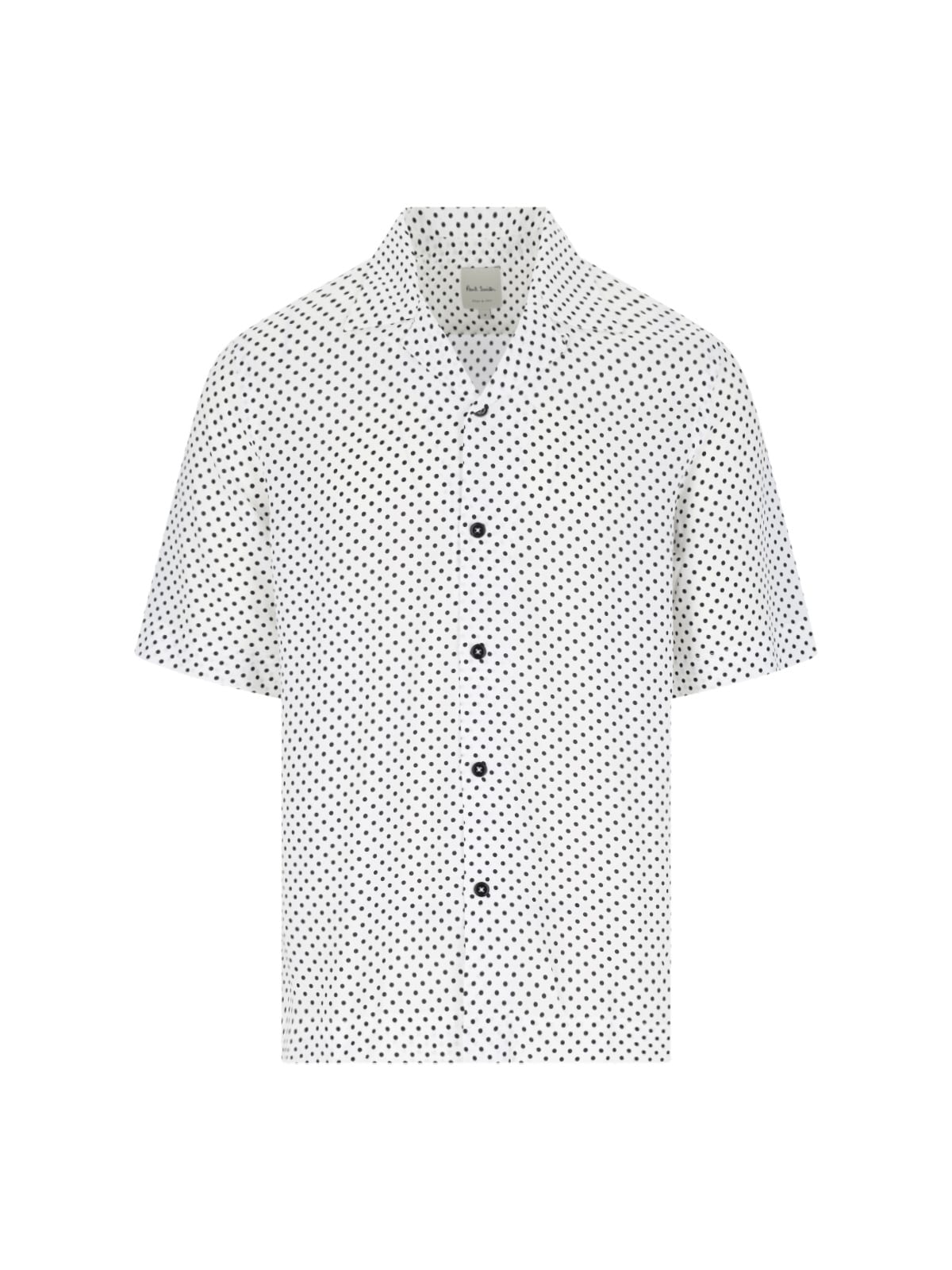 Shop Paul Smith Polka Dot Shirt In White
