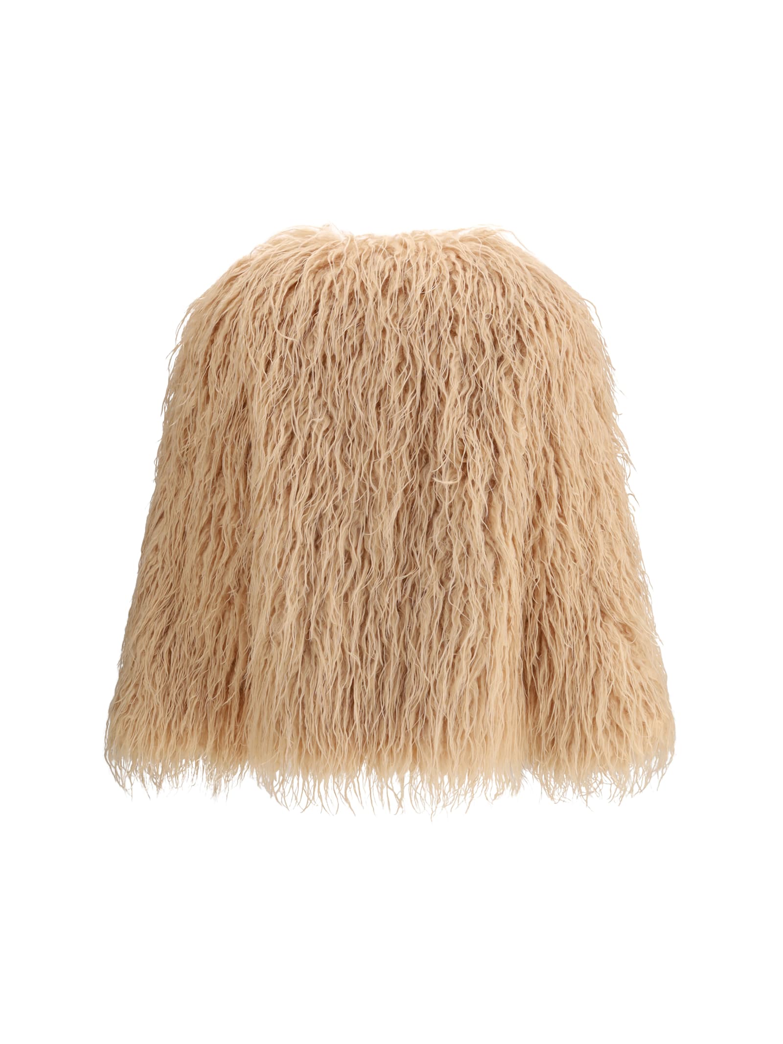 Forte Forte Faux Fur Mongolia Eco Jacket In Gold