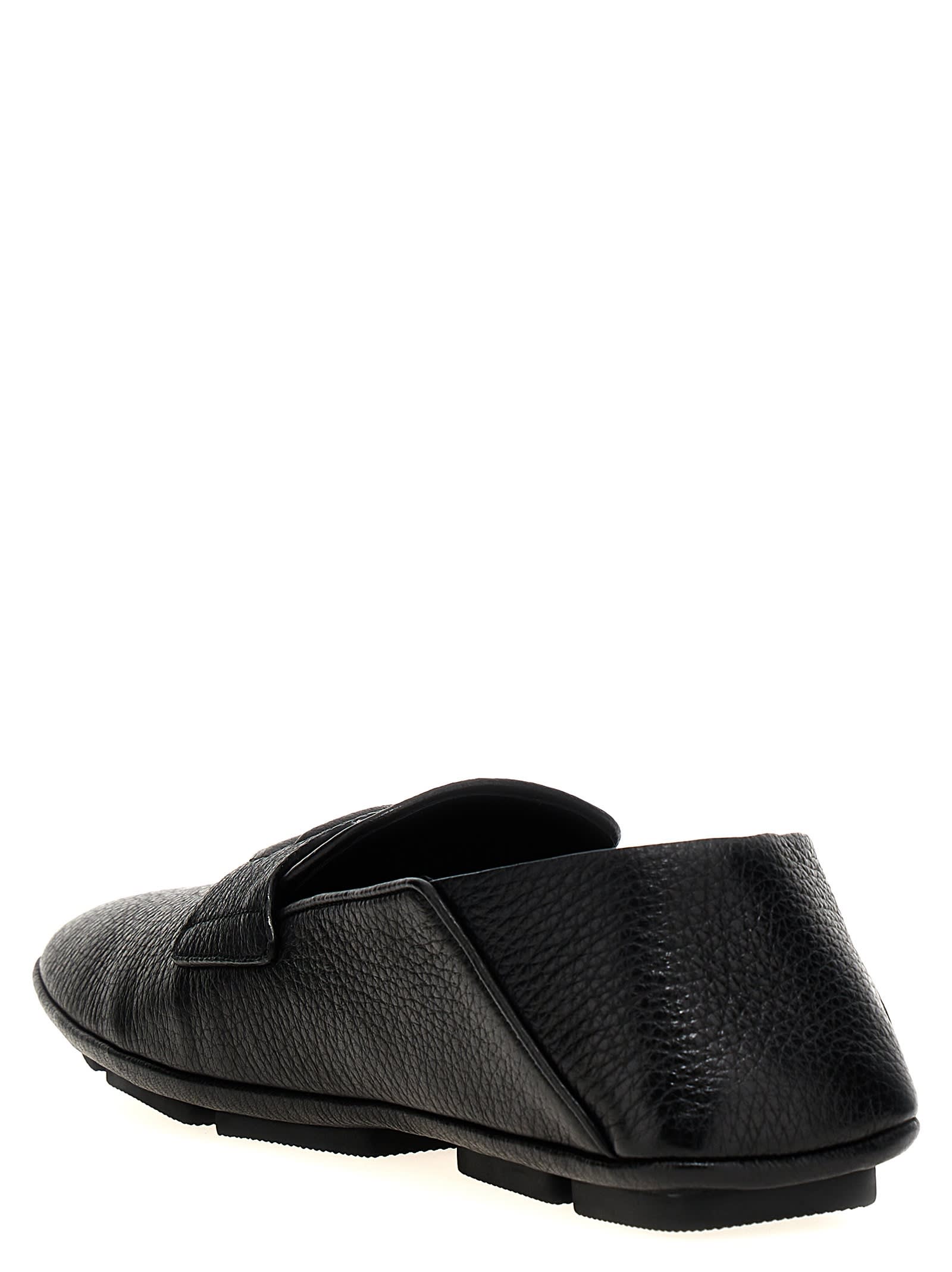 Shop Dolce & Gabbana Driver Loafers In Black