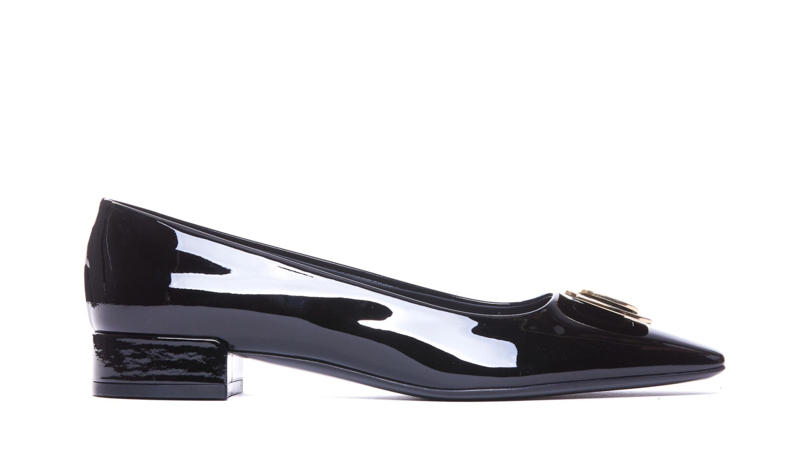 Shop Ferragamo Venera Pumps In Black