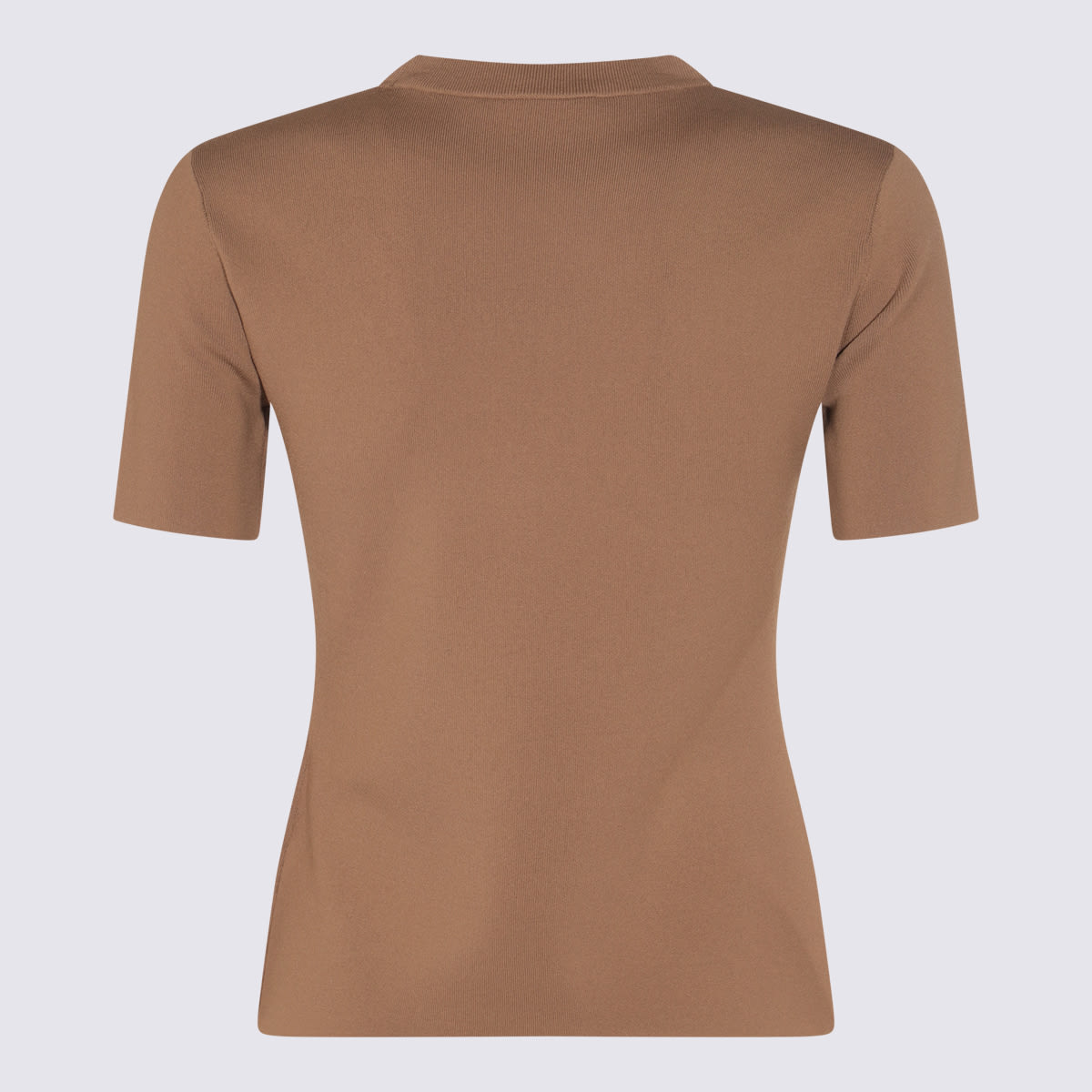 Max Mara Brown Adelio Top In Nude