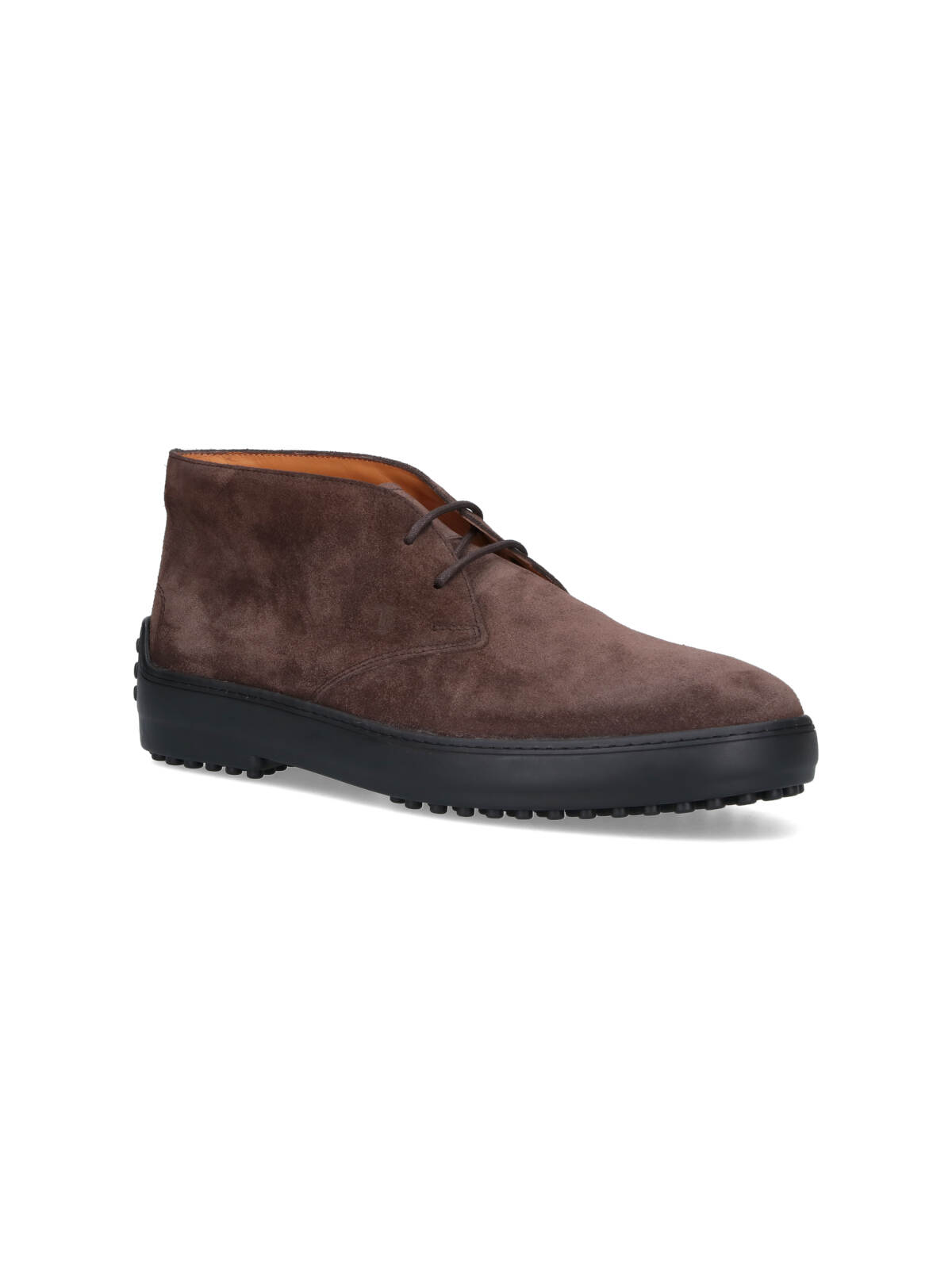 Tod's Suede Gommino Desert Boots In Brown