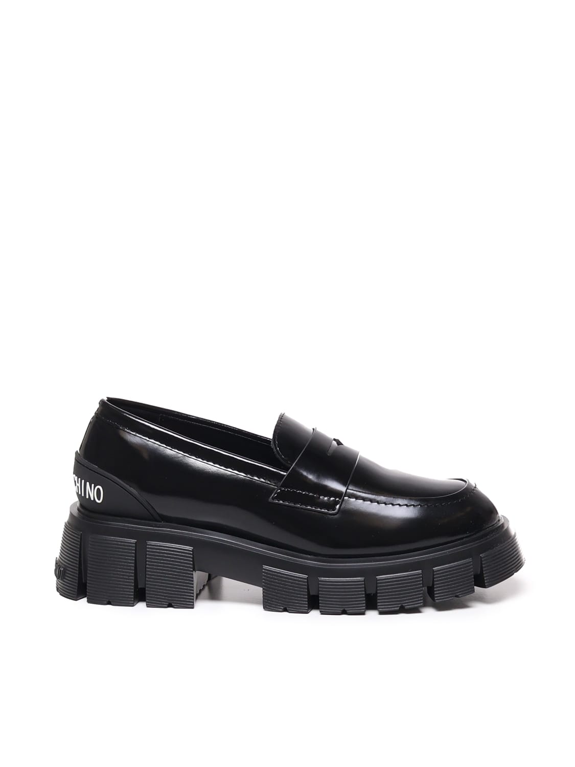 LOVE MOSCHINO LOAFERS WITH LOGO