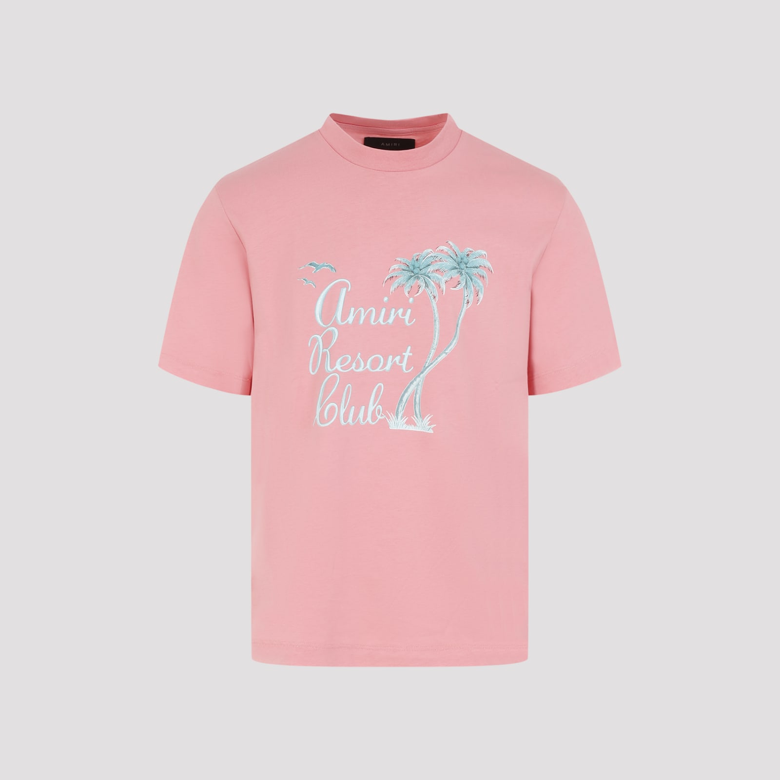 Shop Amiri Resort Club Tee In Flamingo Pink