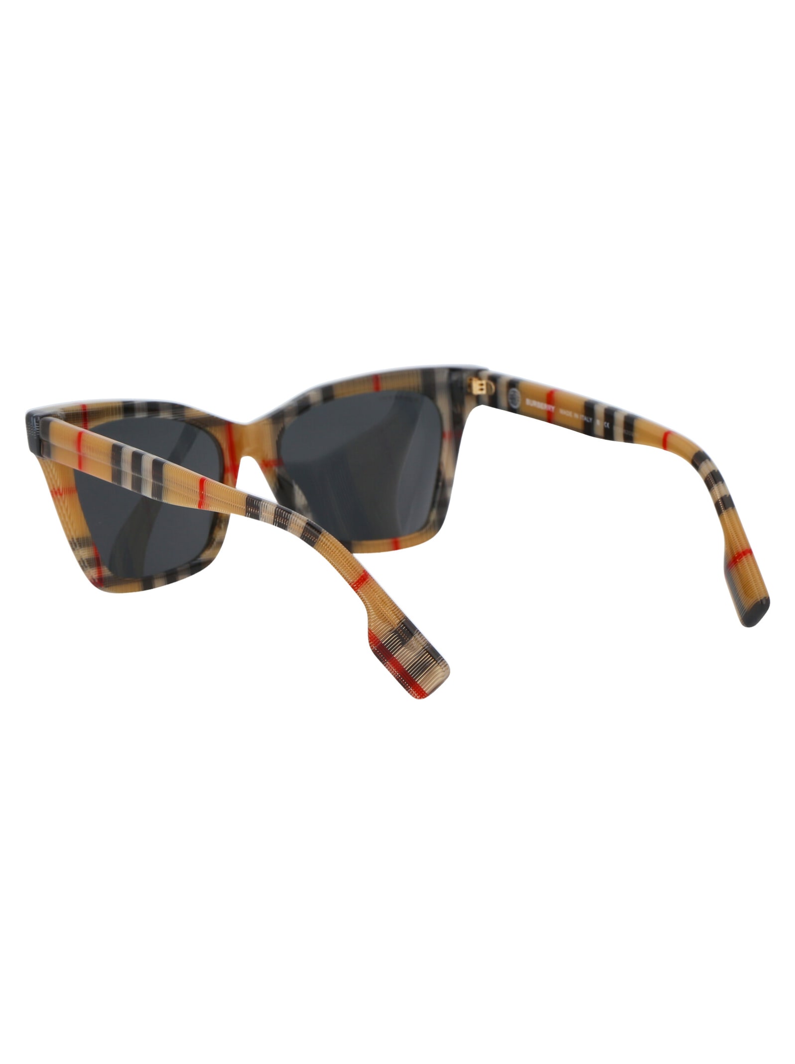 Shop Burberry Eyewear Elsa Sunglasses In 394487 Vintage Check