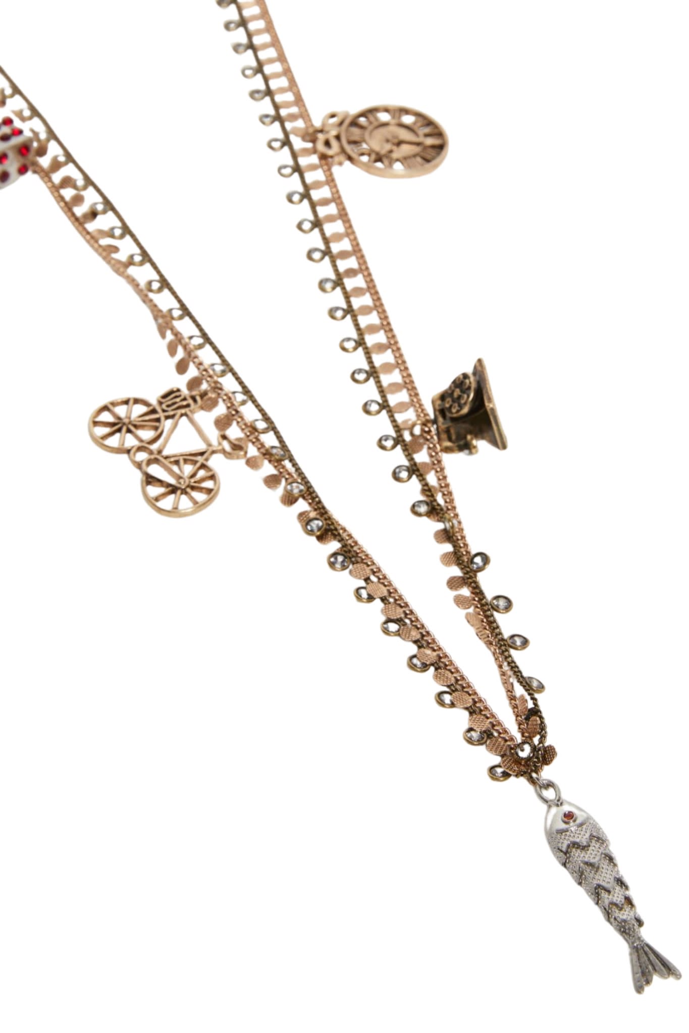 Weekend Max Mara Athenaeum Necklace With Charm In Gold