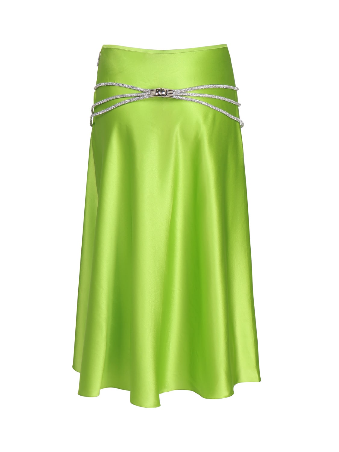 Shop Nué Laetitia Skirt In Lime Green