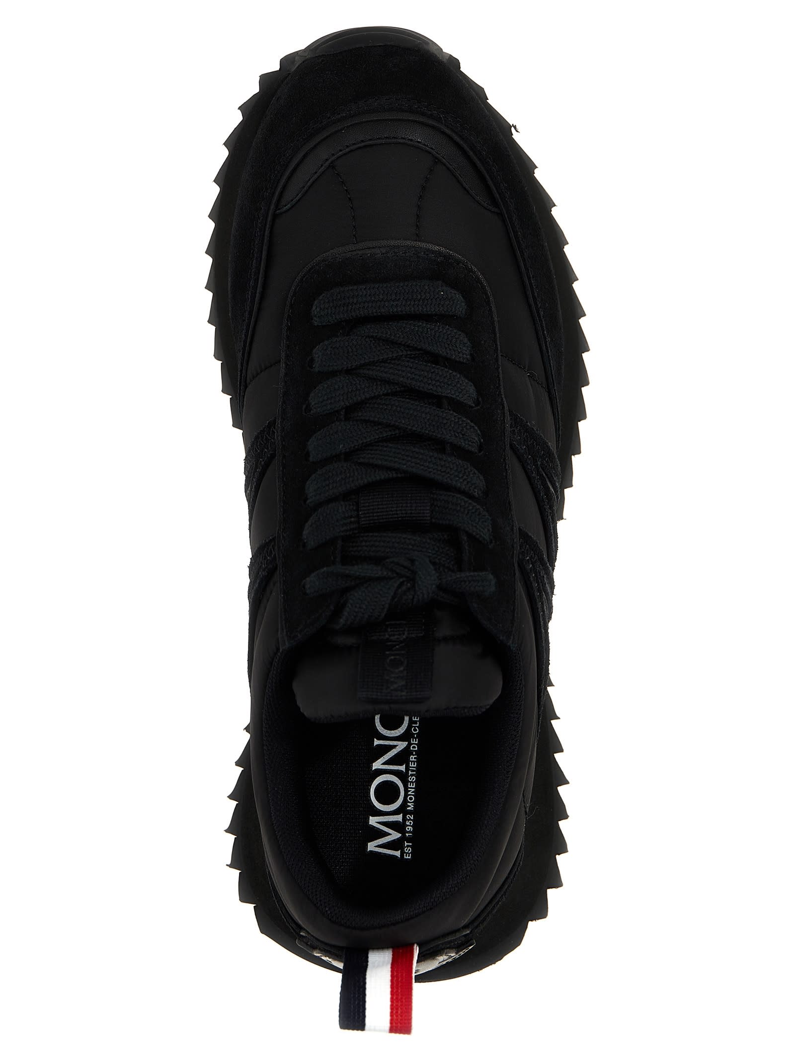 Shop Moncler Pacey Sneakers In Black