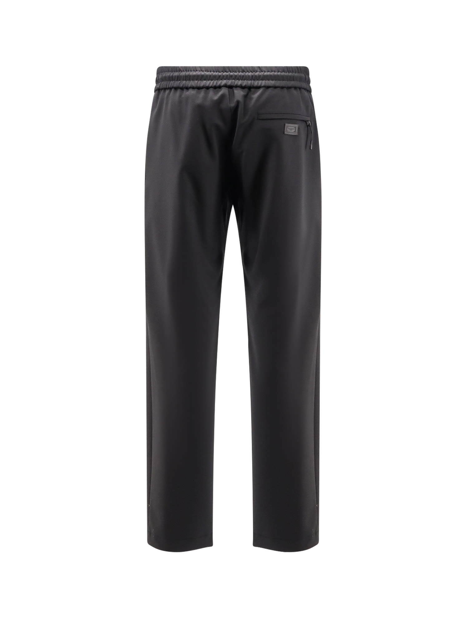 Dolce & Gabbana Wool Blend Trousers In Blue