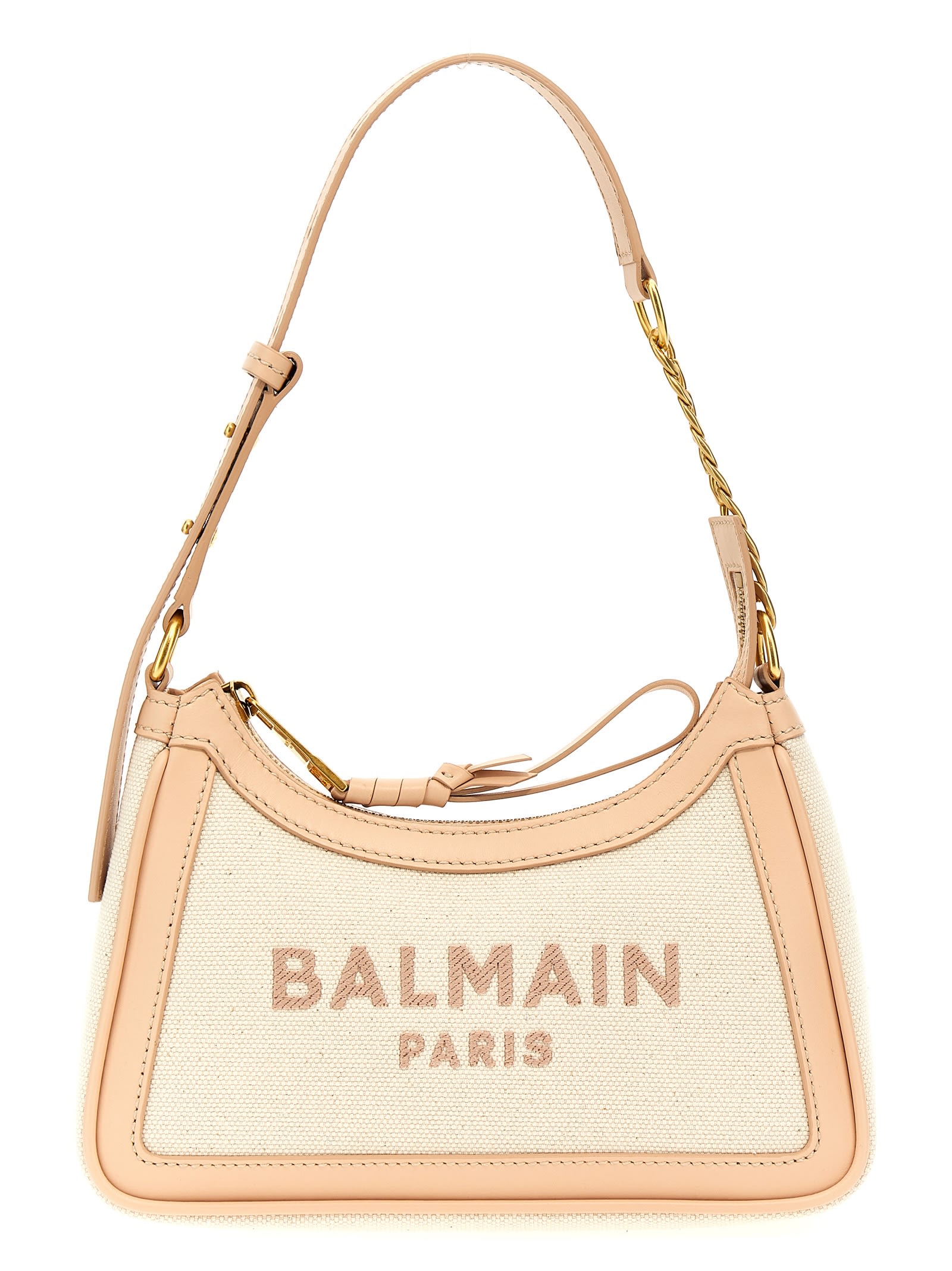 Shop Balmain B-army Shoulder Bag In Pink