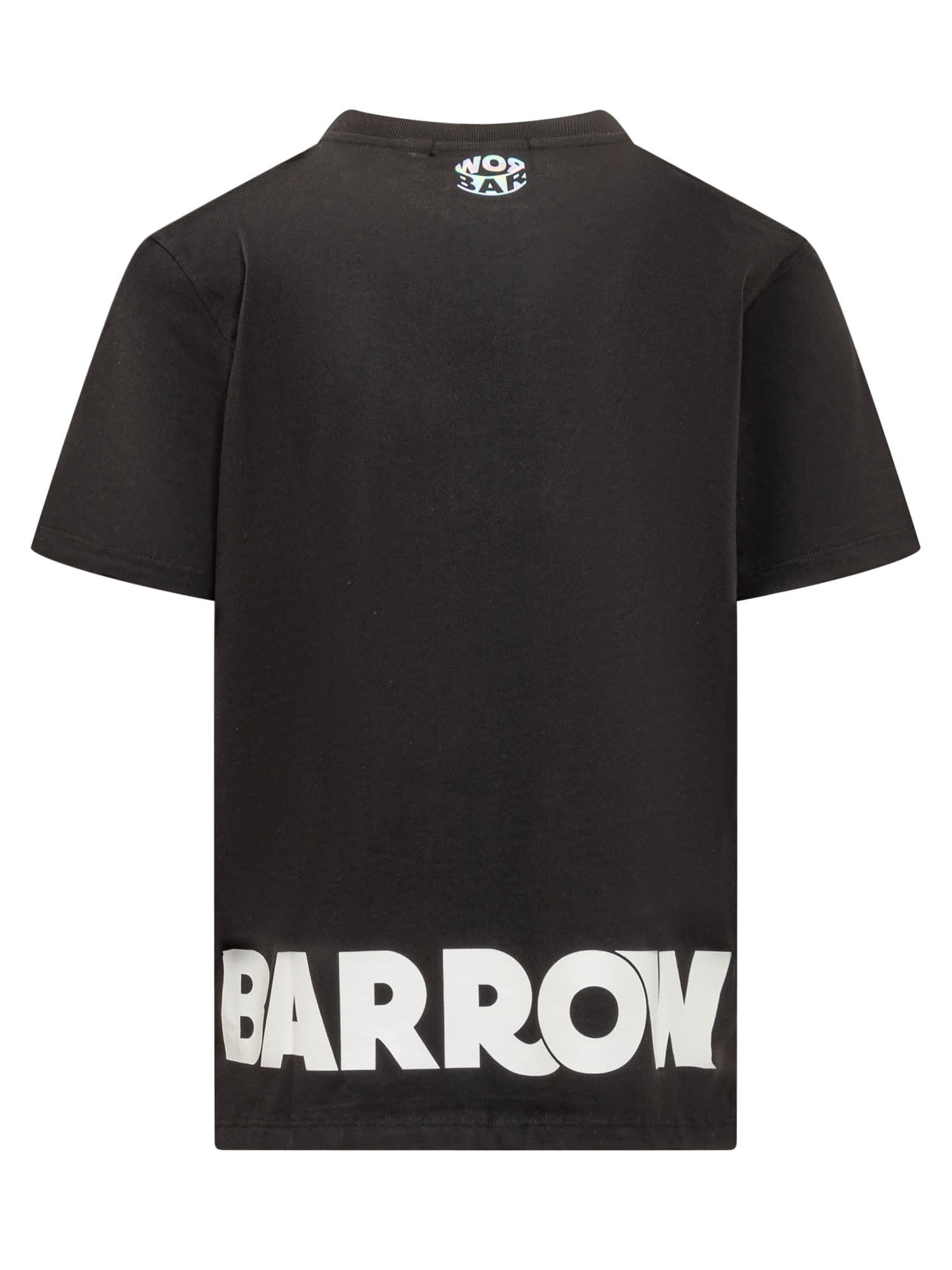 Shop Barrow Jersey T-shirt In Nero/black