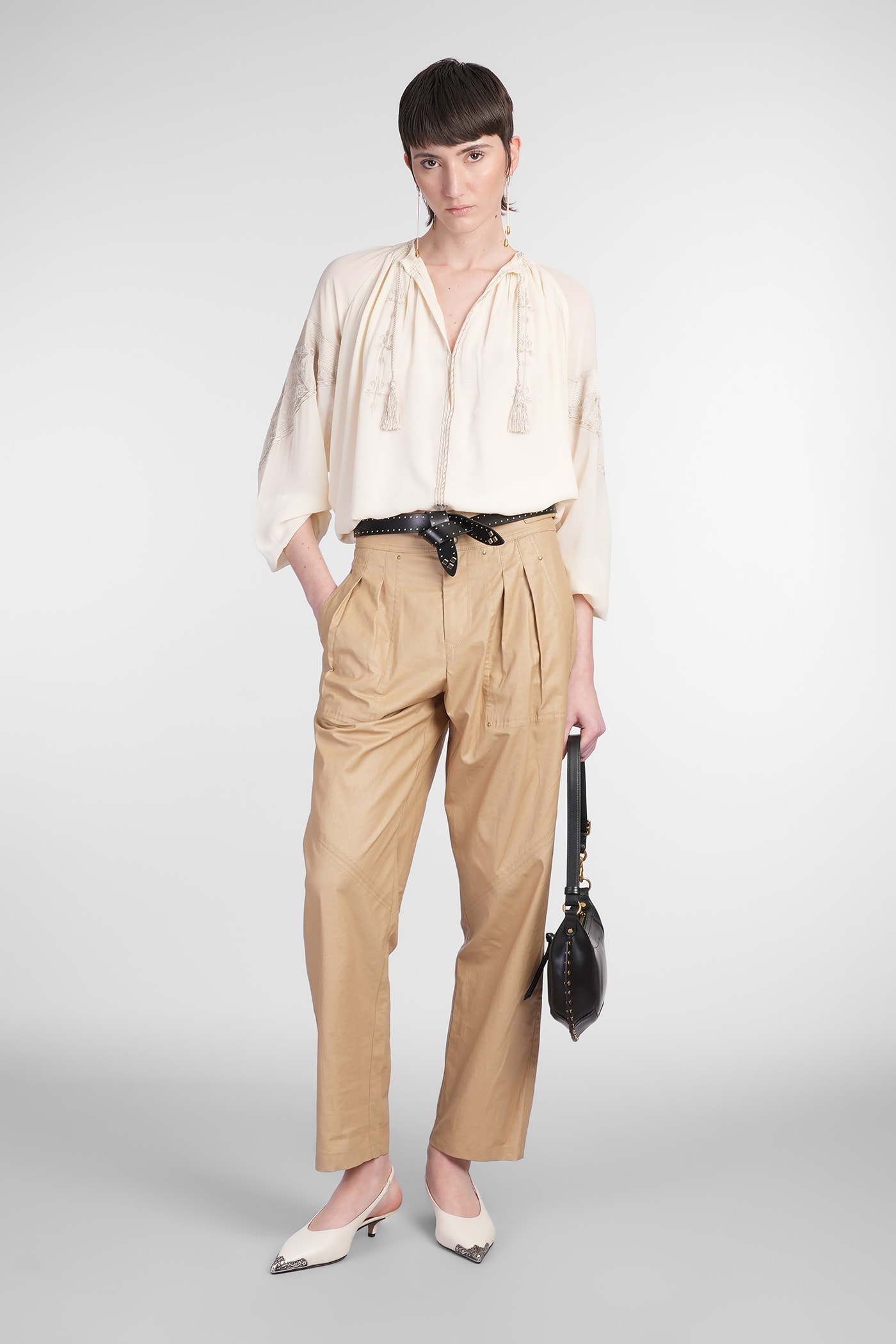 Isabel Marant Fidji Pants In Beige