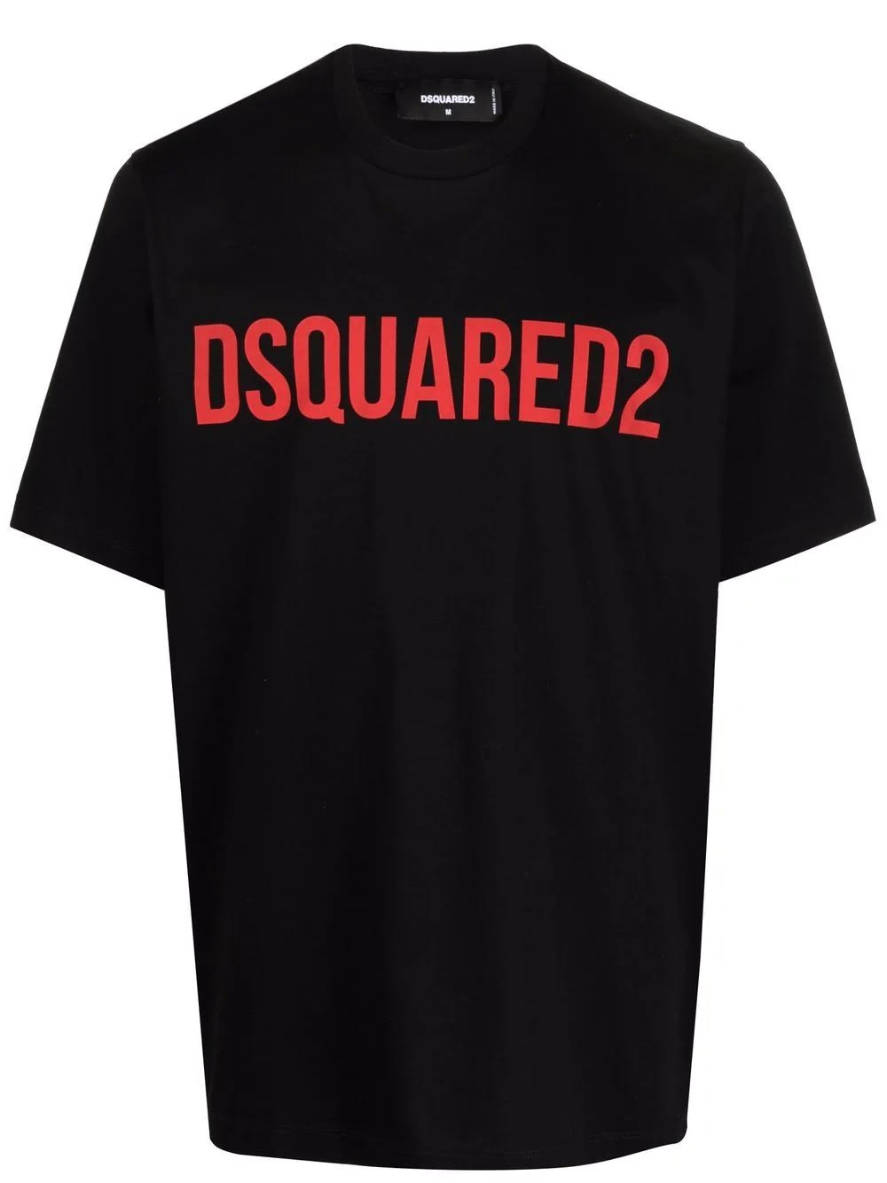 Man Black Dsquared2 Slouch T-shirt