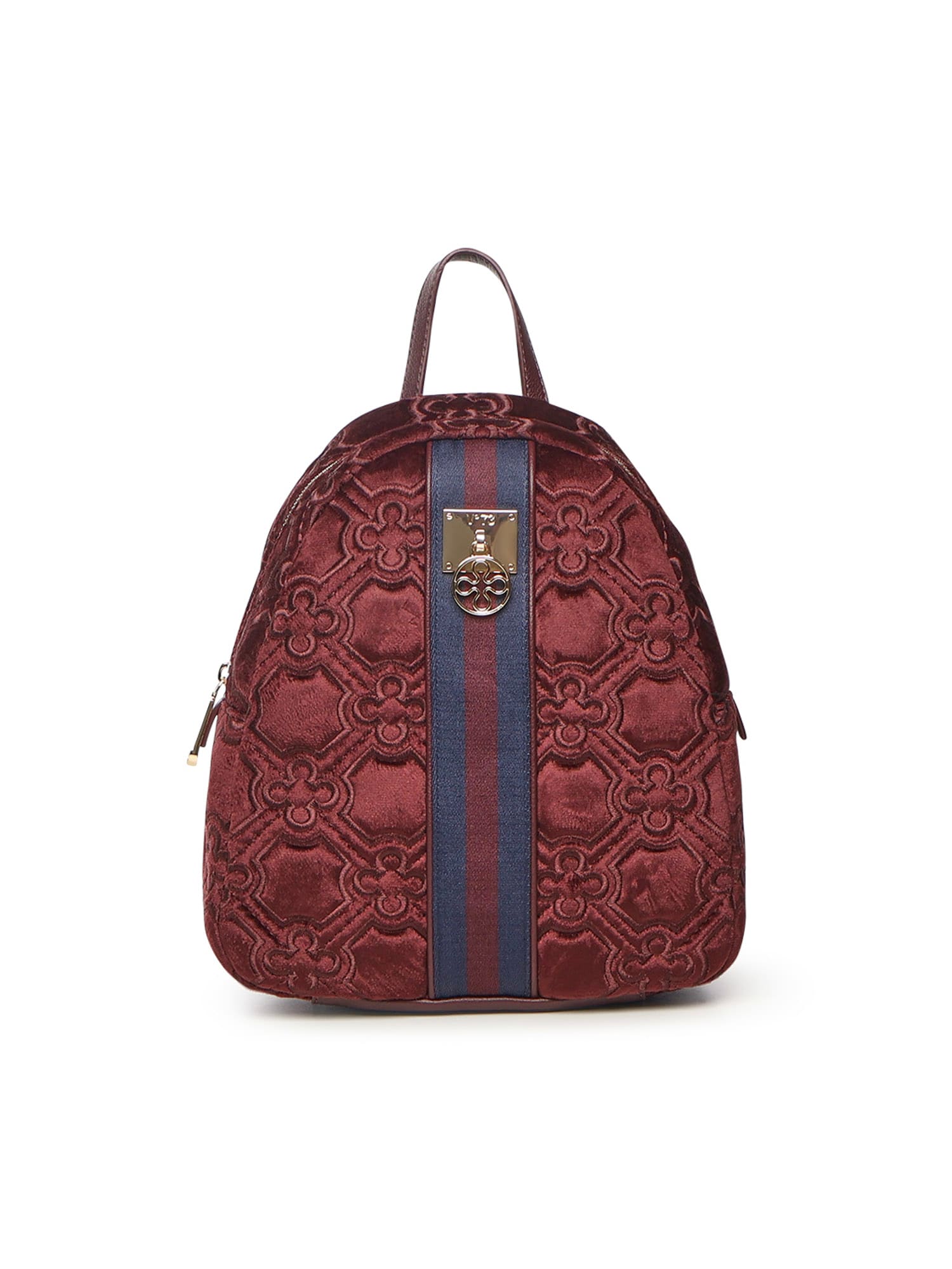 V73 Cate Backpack With Logo In Brown