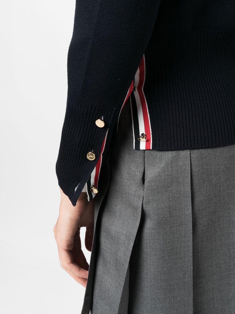 Thom Browne Cardigan In Blue