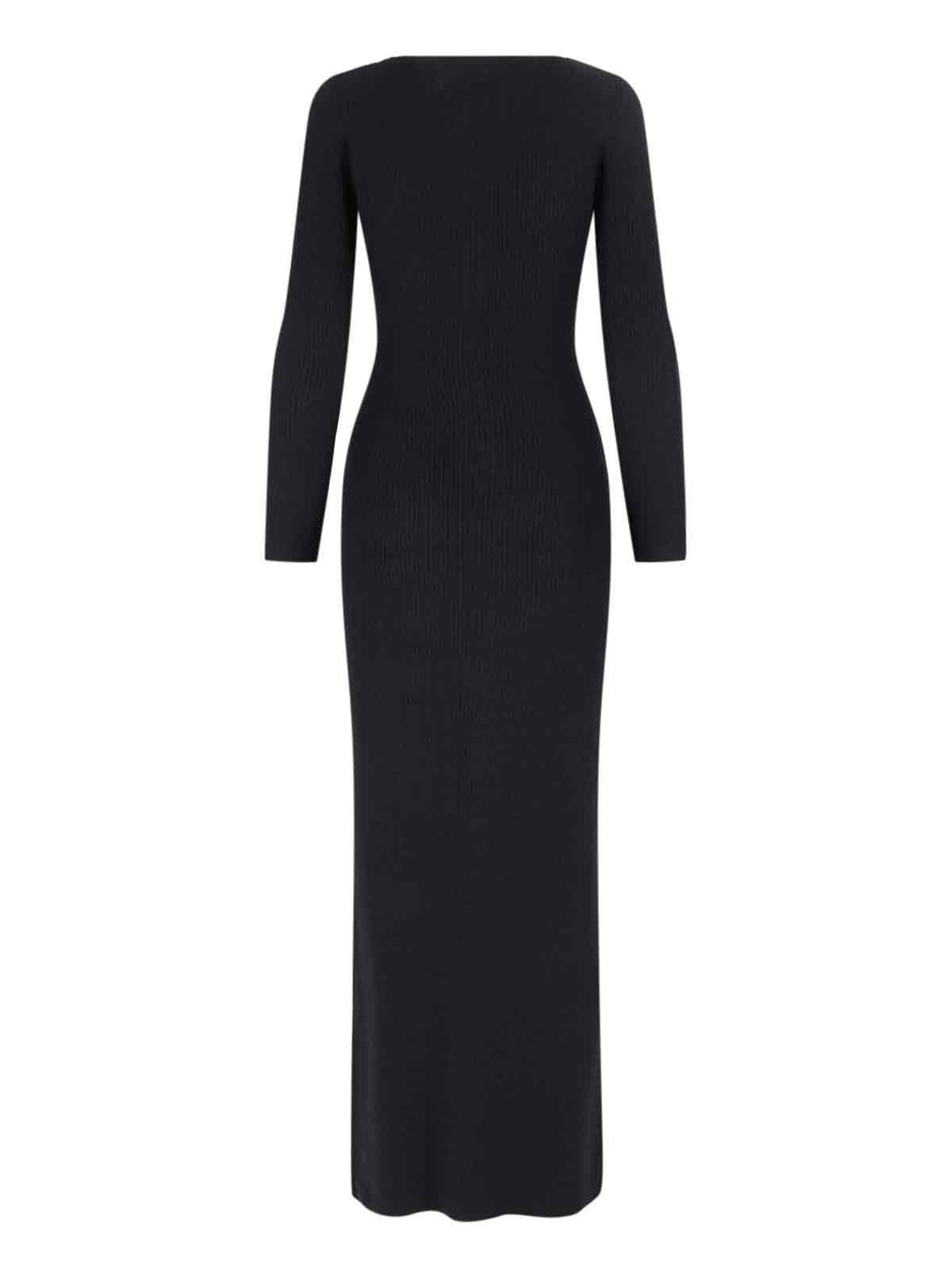 Nili Lotan Roxy Ribbed Button-front Maxi Dress In Black