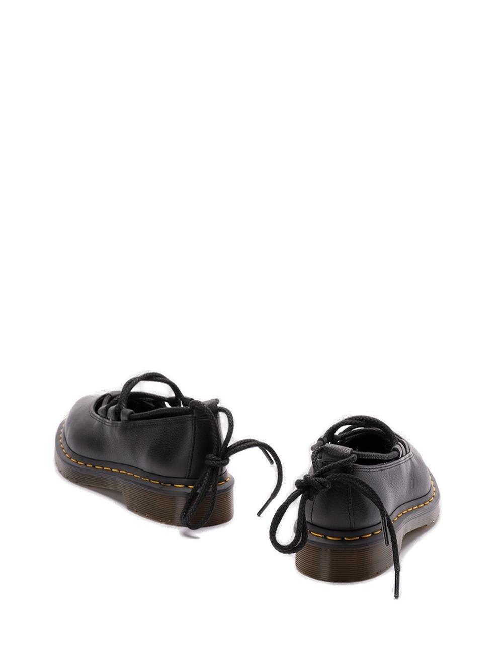 Dr. Martens Elphie Leather Ballet Flat Women In Black