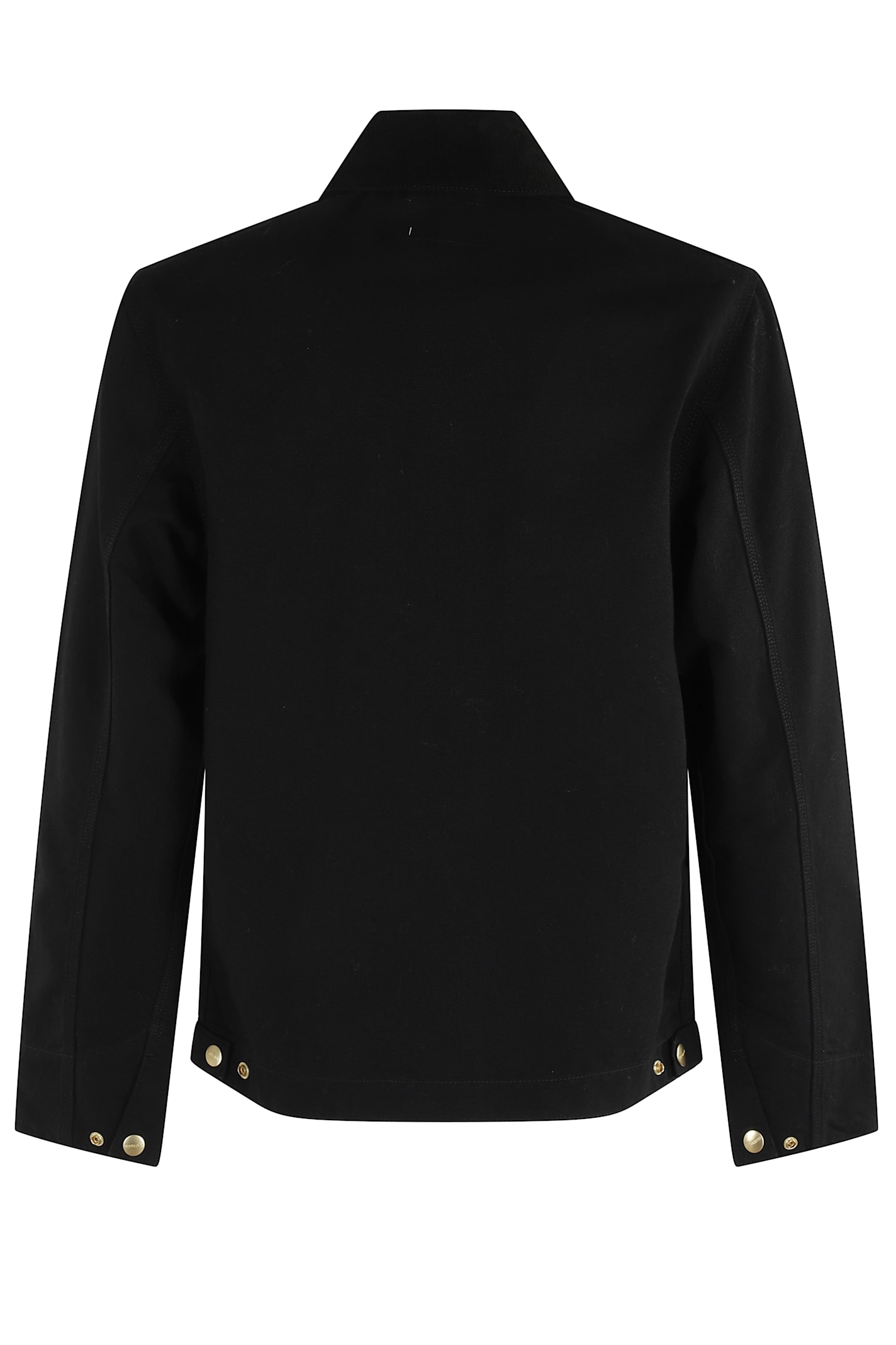 Carhartt Structured Collared Front Pocket Long Sleeve Jacket In Black