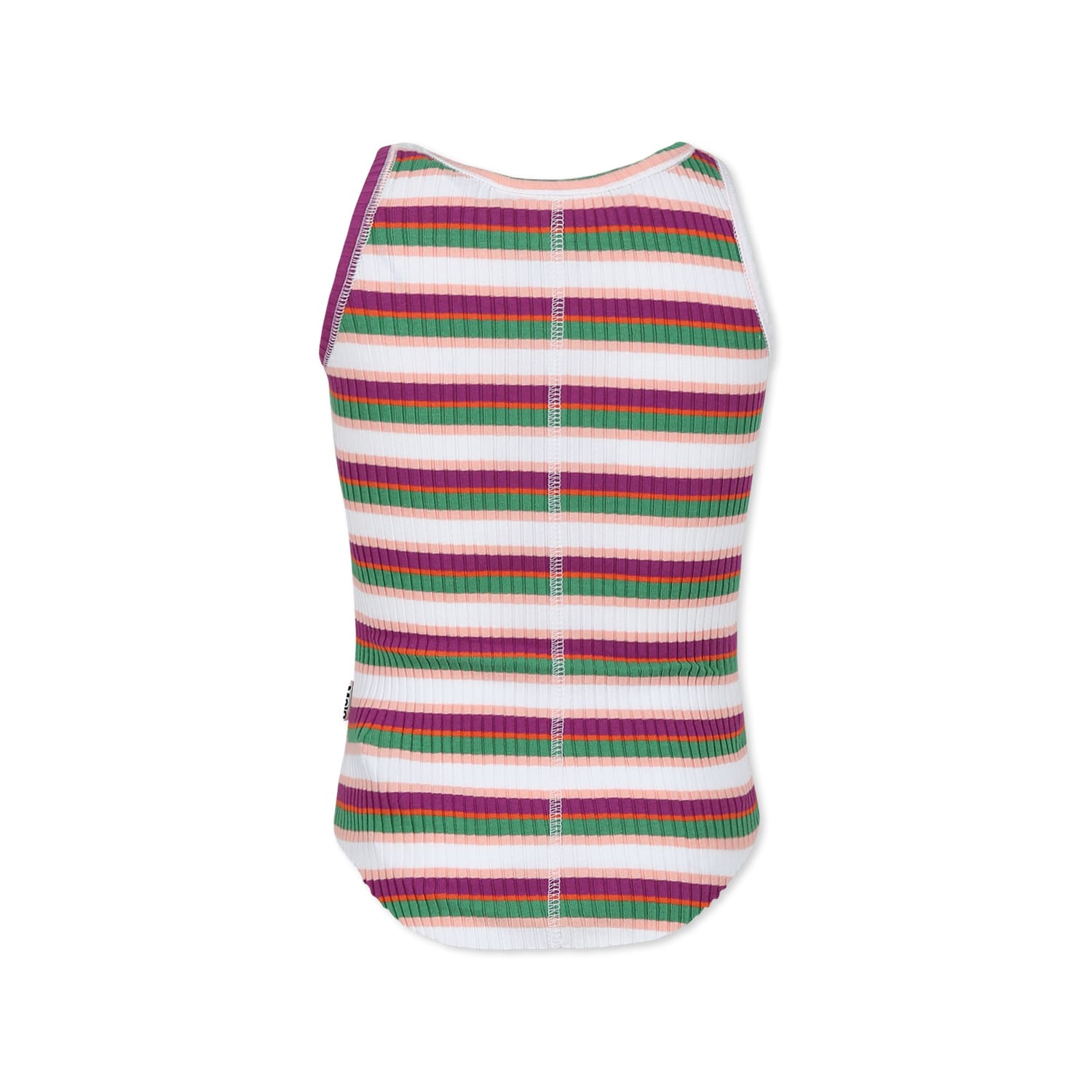 Molo Multicolor Tank Top For Girl In Multicolor