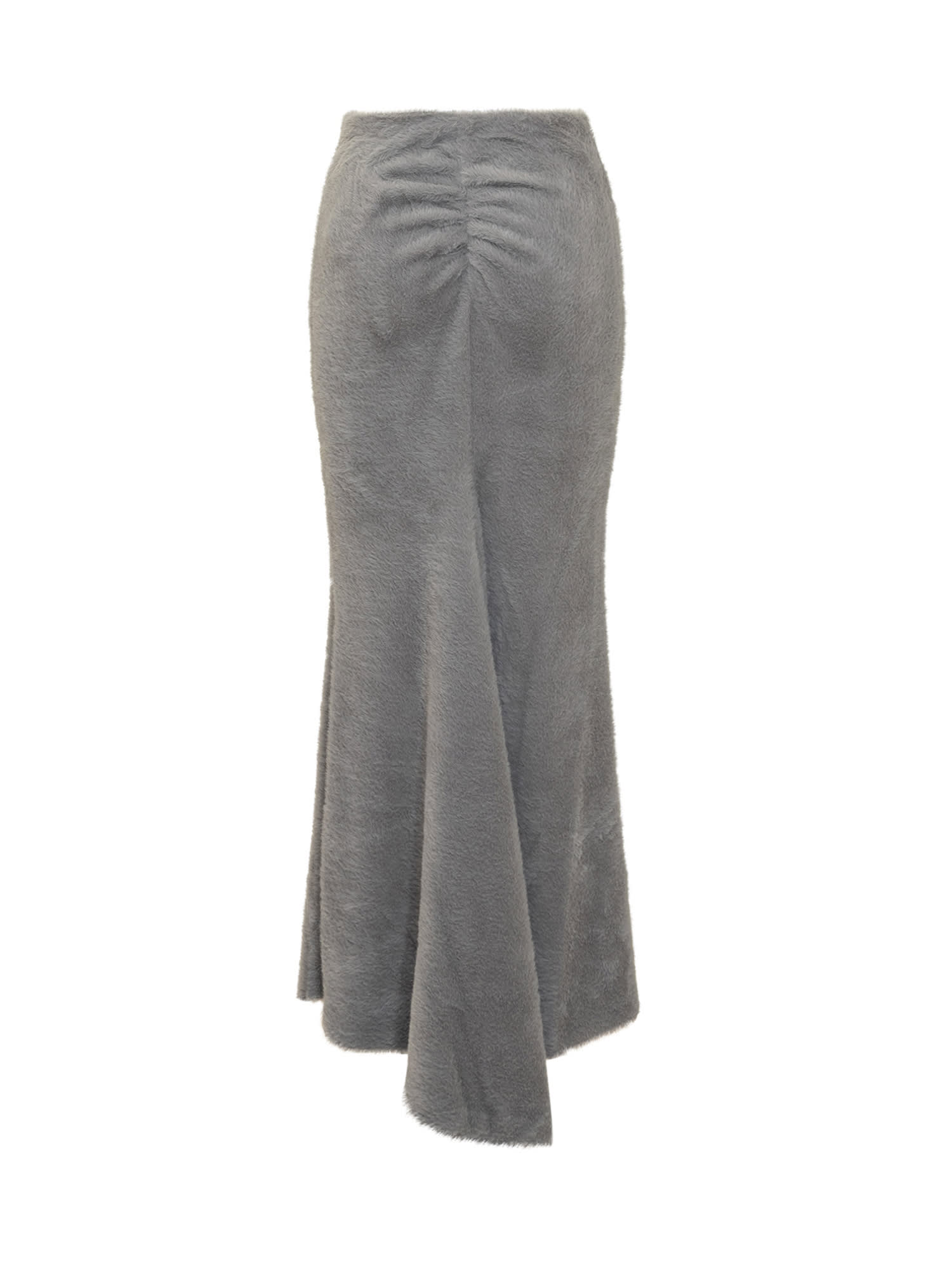 Shop The Andamane Nemesia Maxi Skirt In Light Grey