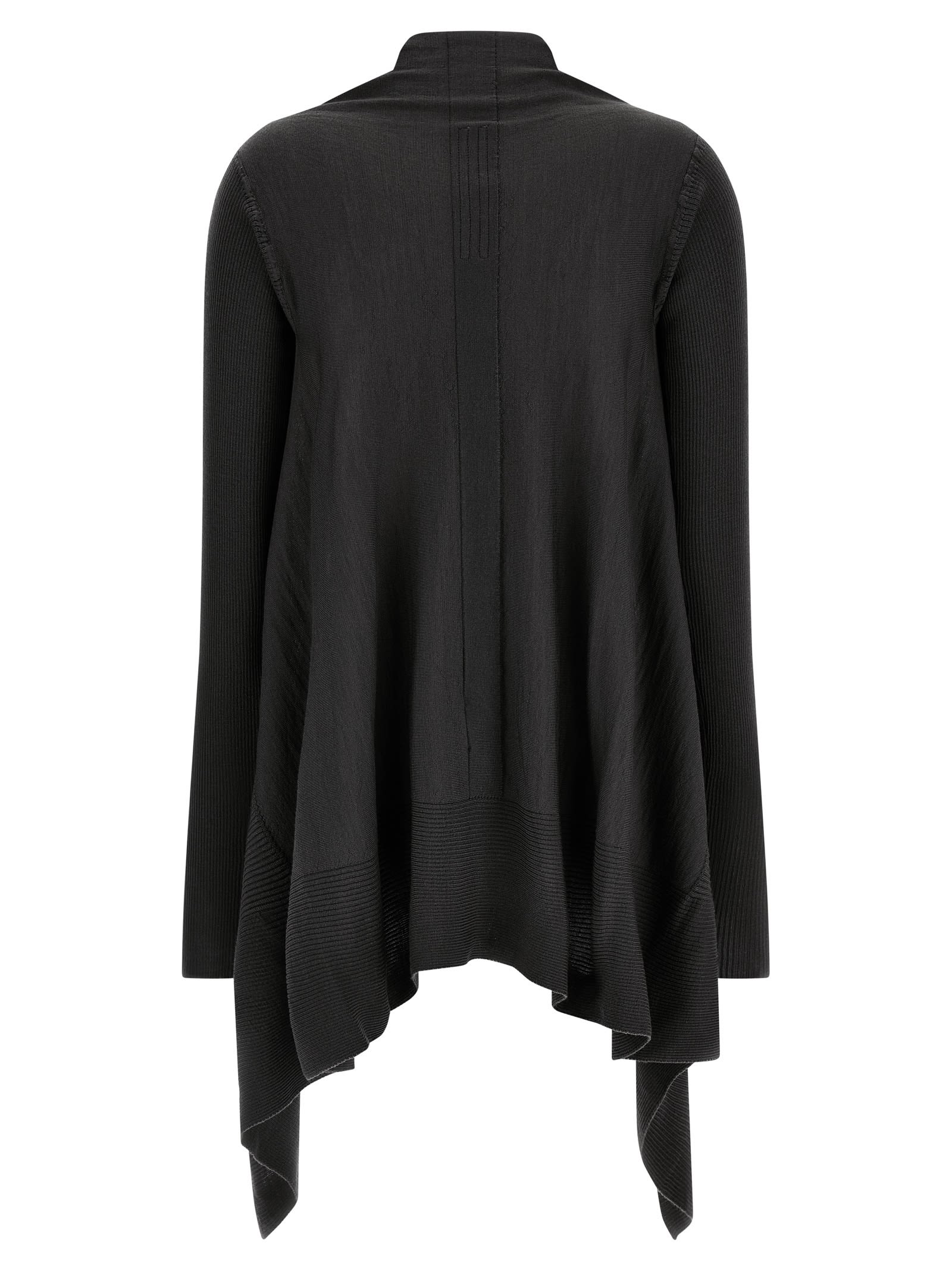 Rick Owens Medium Wrap Cardigan In Black