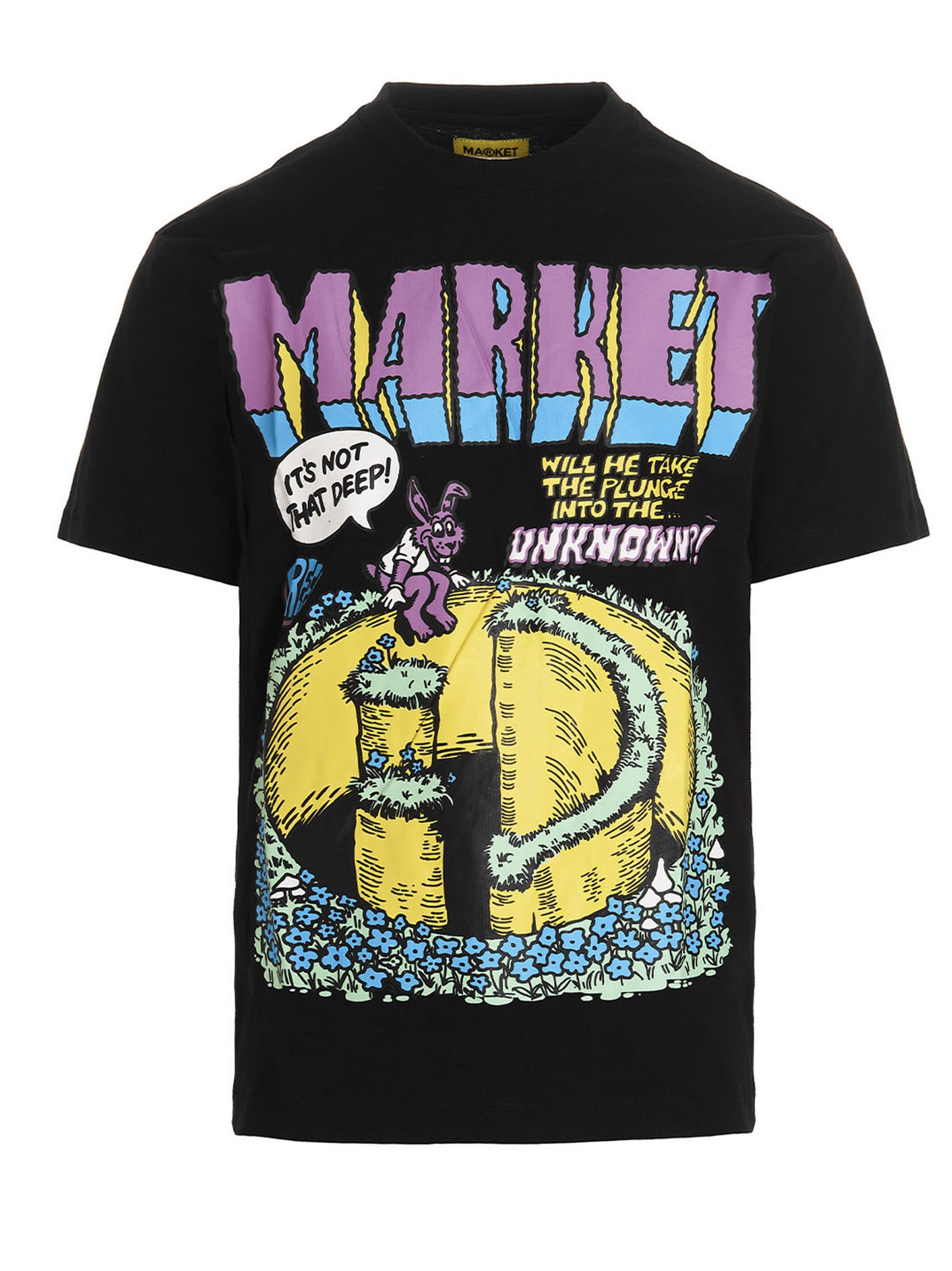 Market smiley Into The Unknown T-shirt