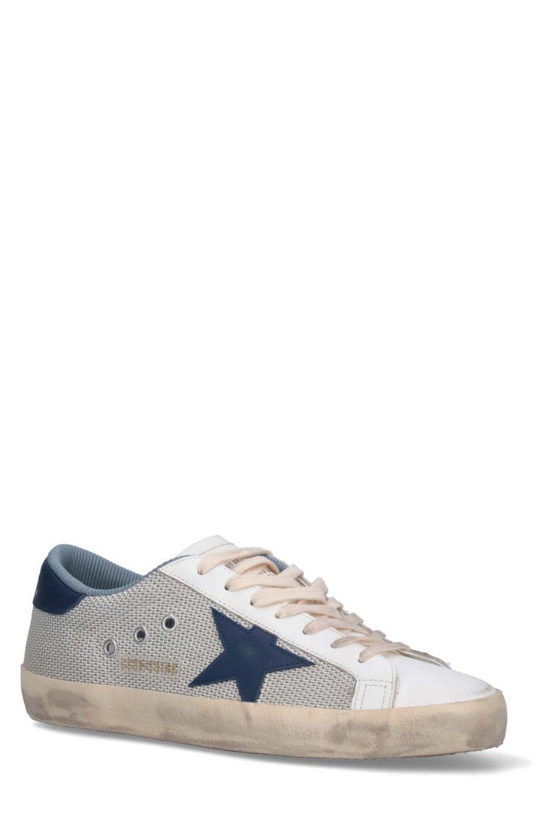 Shop Golden Goose Super Star Lace-up Sneakers In Multicolour