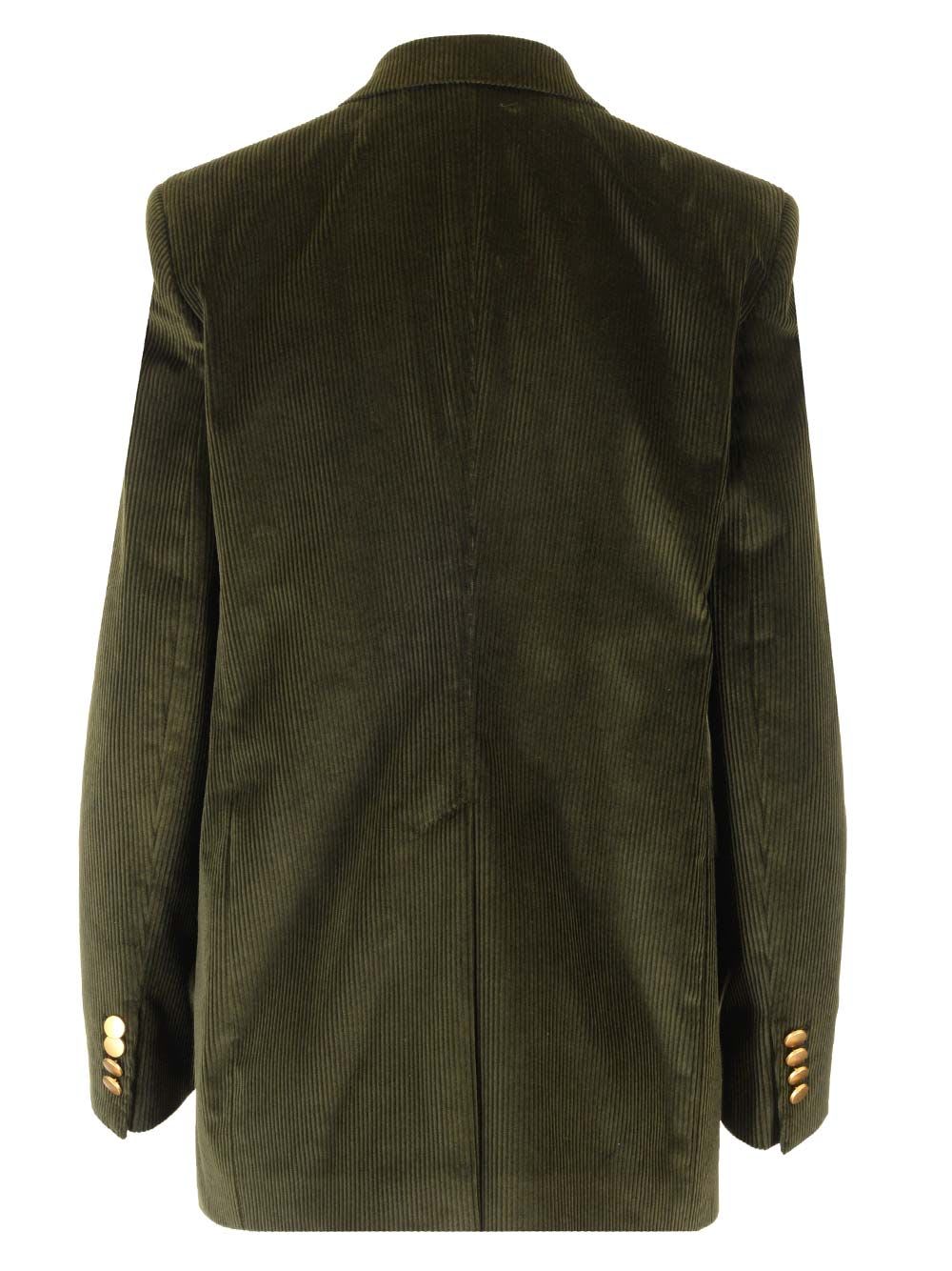 Shop Tagliatore Jasmine Double-breasted Blazer In Green