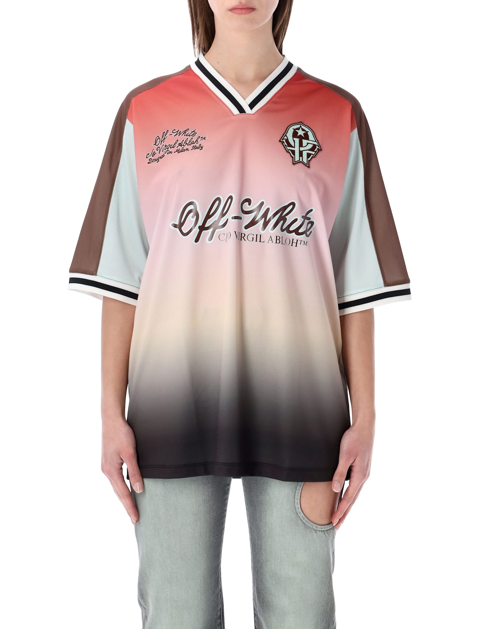 Off-white Gradient Soccer Jersey
