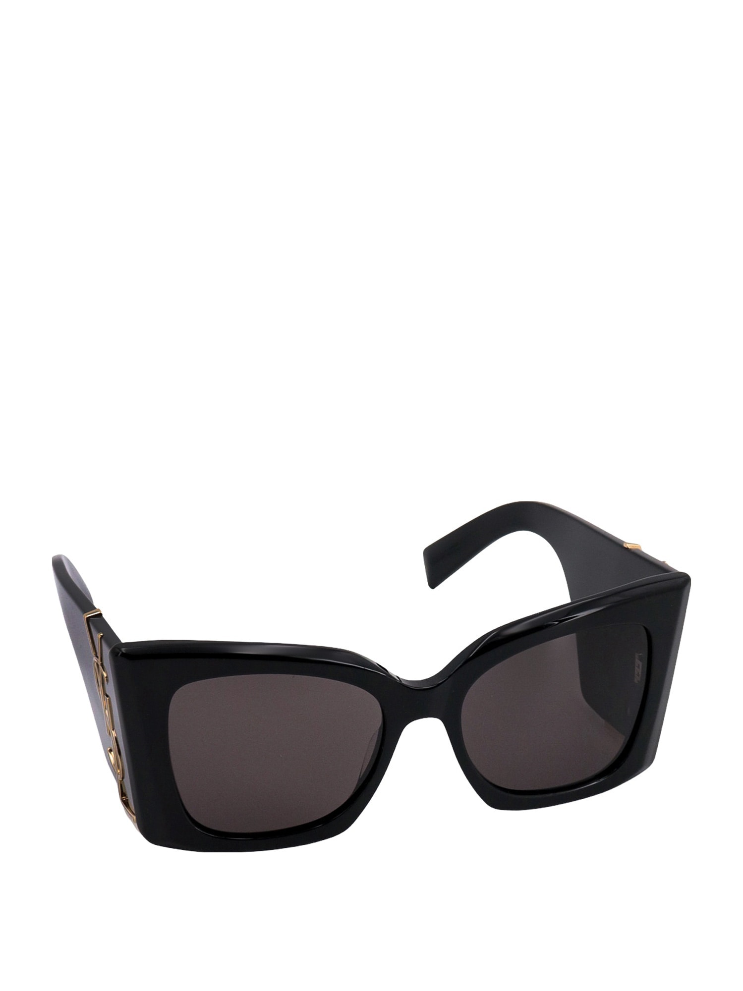 Shop Saint Laurent Sunglasses In Black