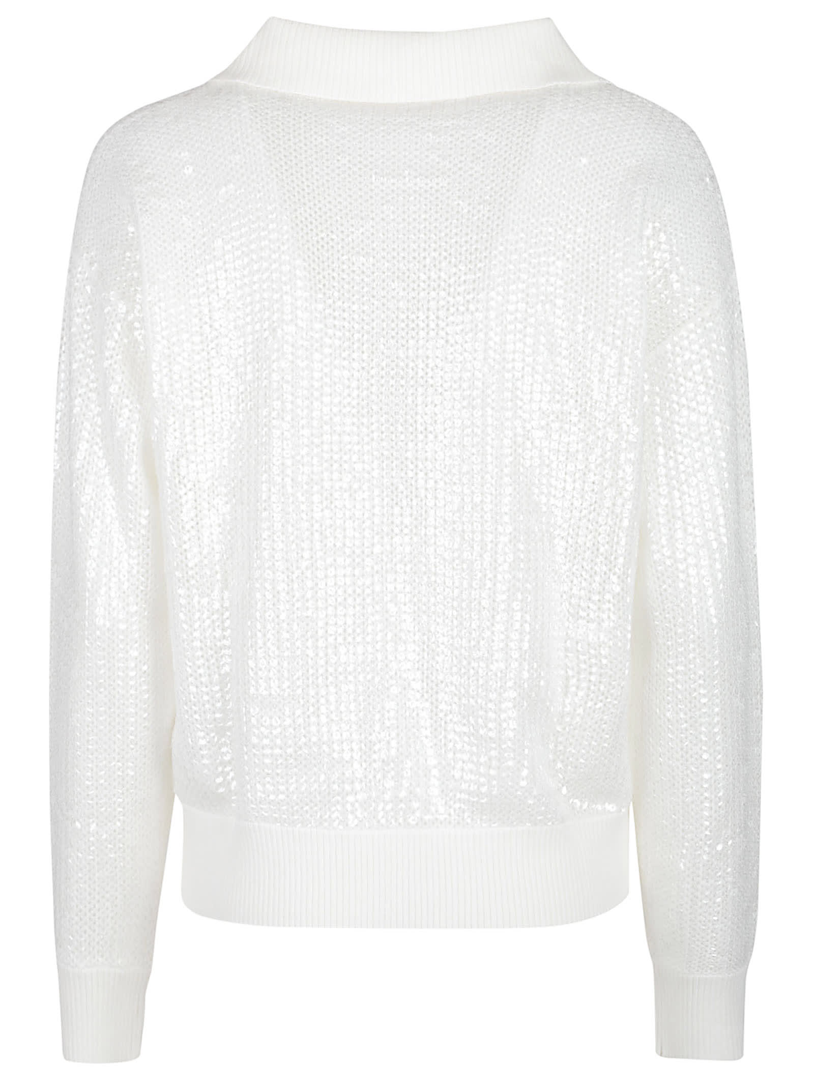 P.A.R.O.S.H COBALTO POLO NECK SWEATER