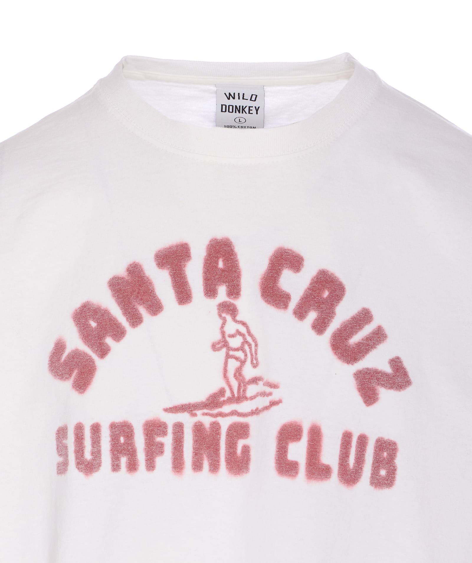 Wild Donkey Santa Cruz T-shirt In White | ModeSens