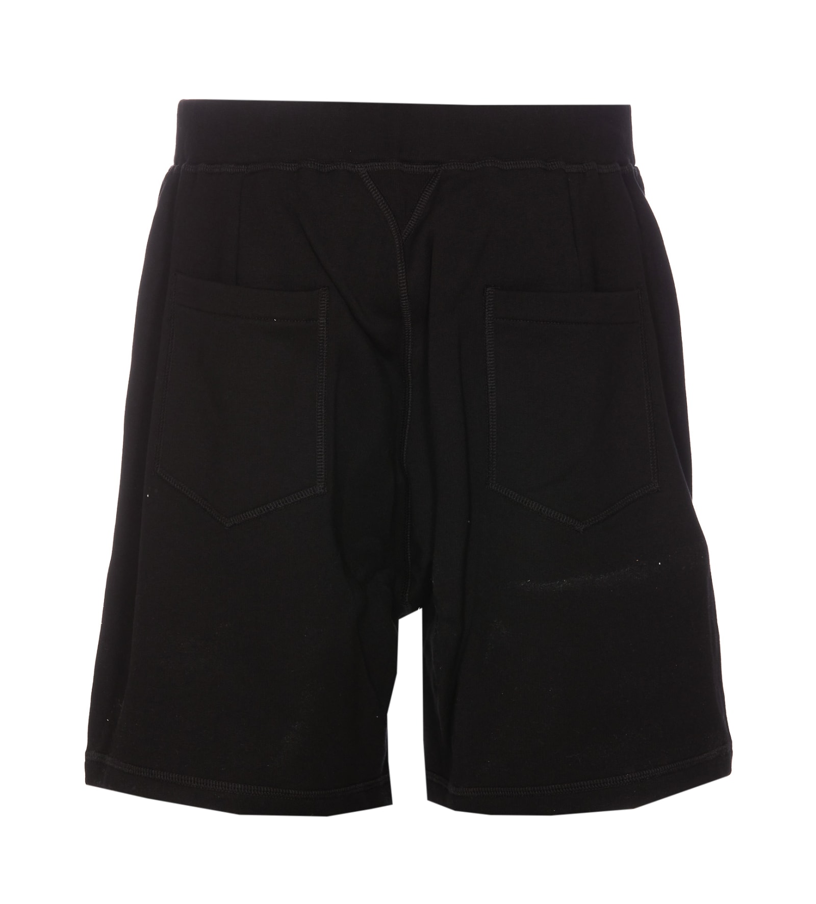 Shop Dsquared2 Be Icon Shorts In Black