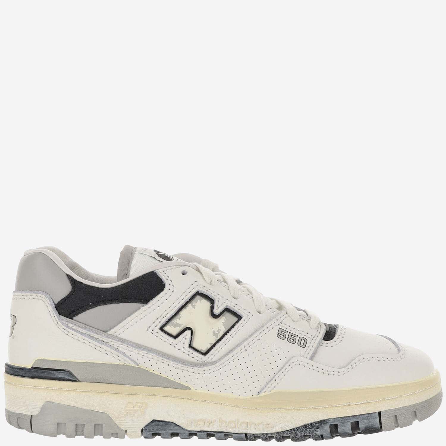 Shop New Balance Sneakers 550 In Grey
