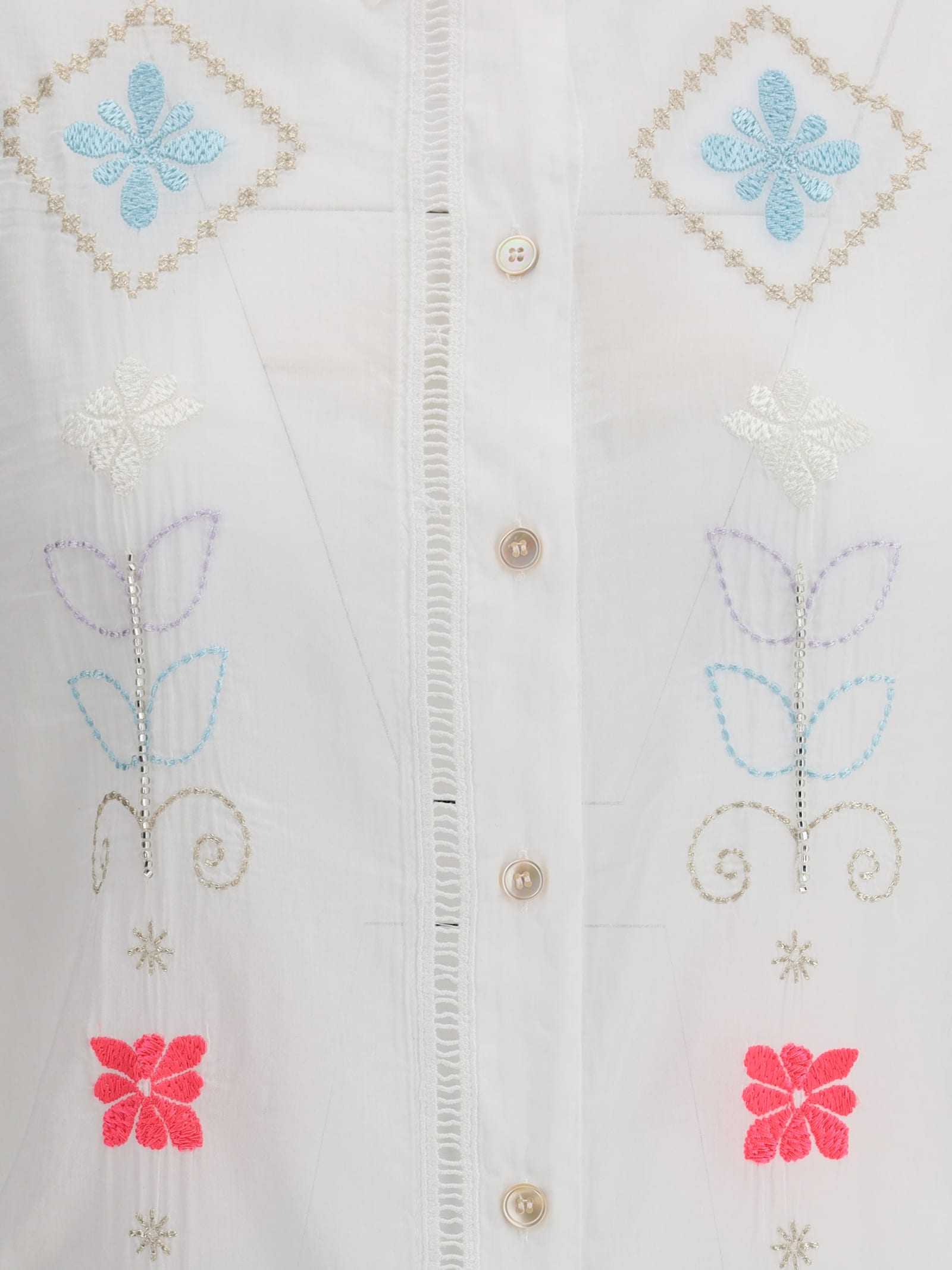 Shop Forte Forte Embroidered Shirt