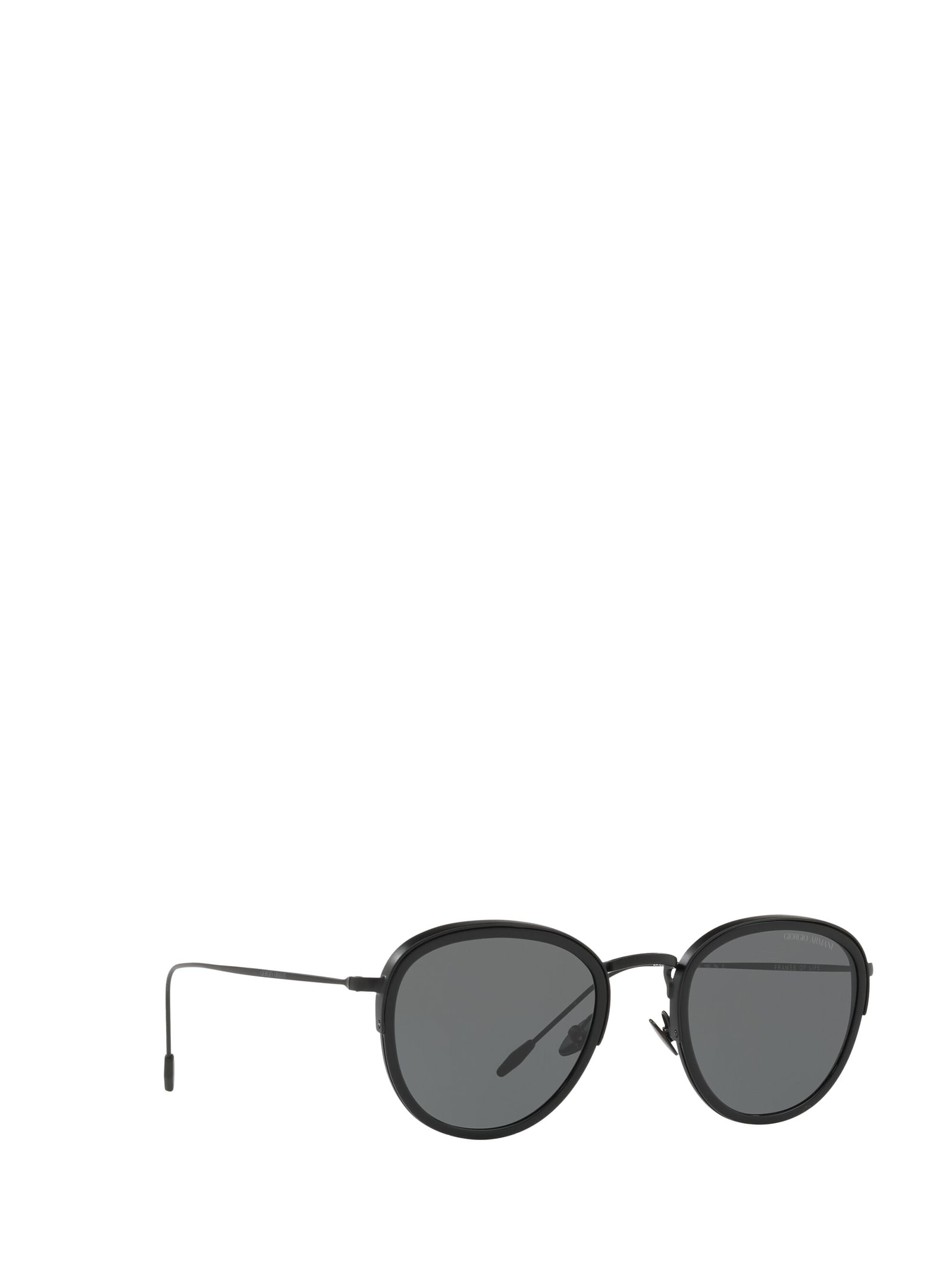 Shop Giorgio Armani Ar6068 Black Sunglasses