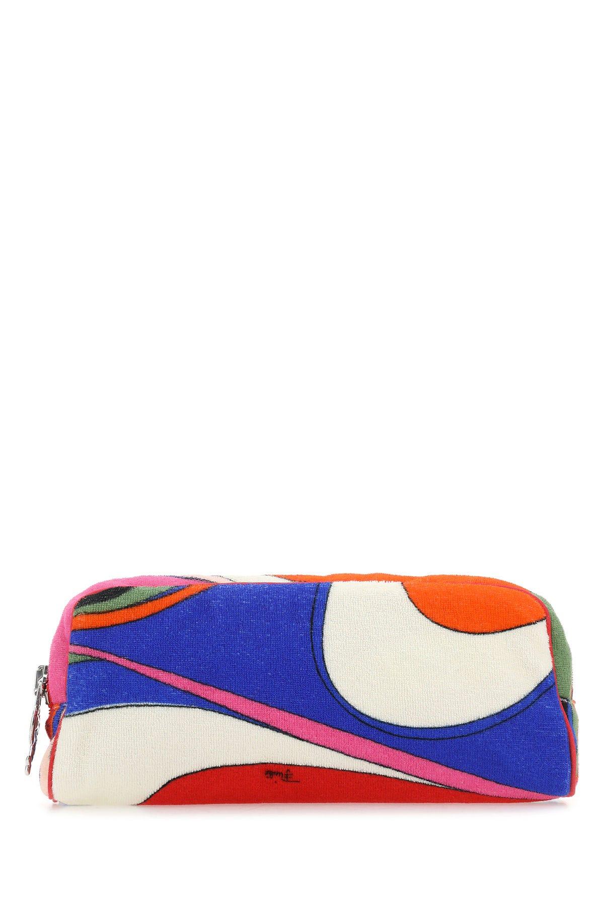 Shop Emilio Pucci Multicolor Fabric Beauty Case