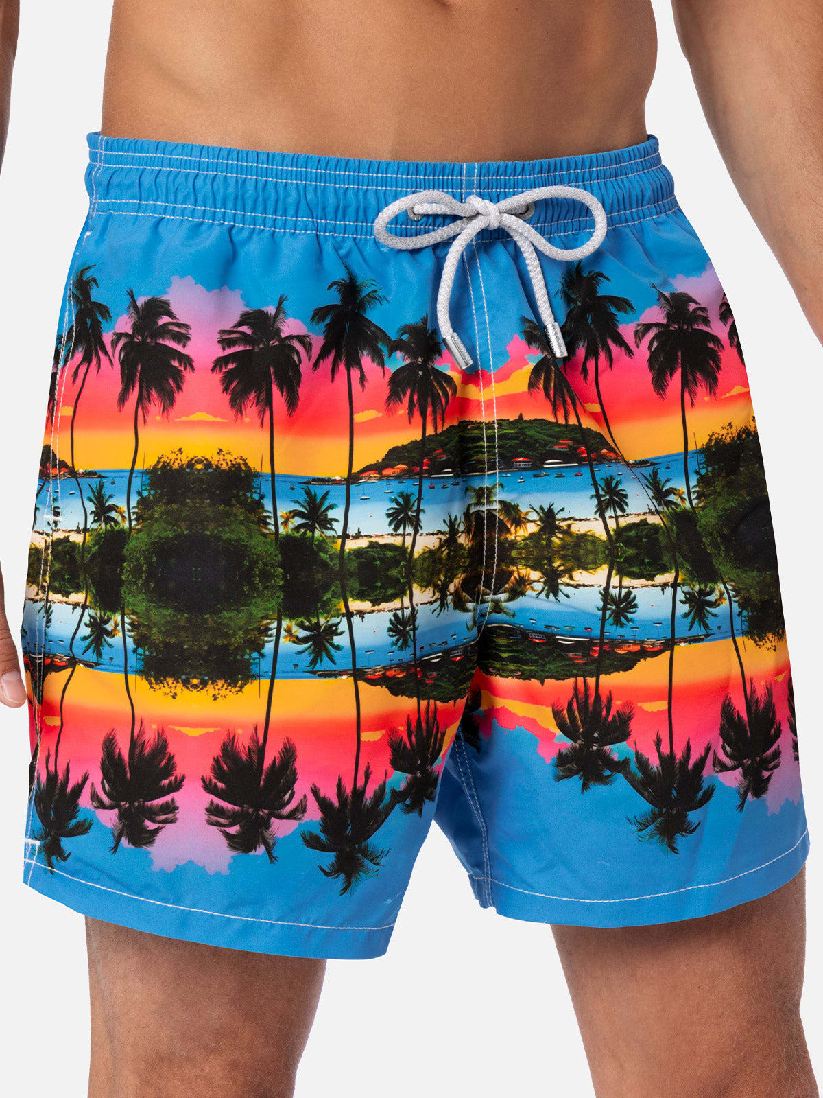 Mc2 Saint Barth Gustavia Red Eye Special Edition Swimsuit In Green