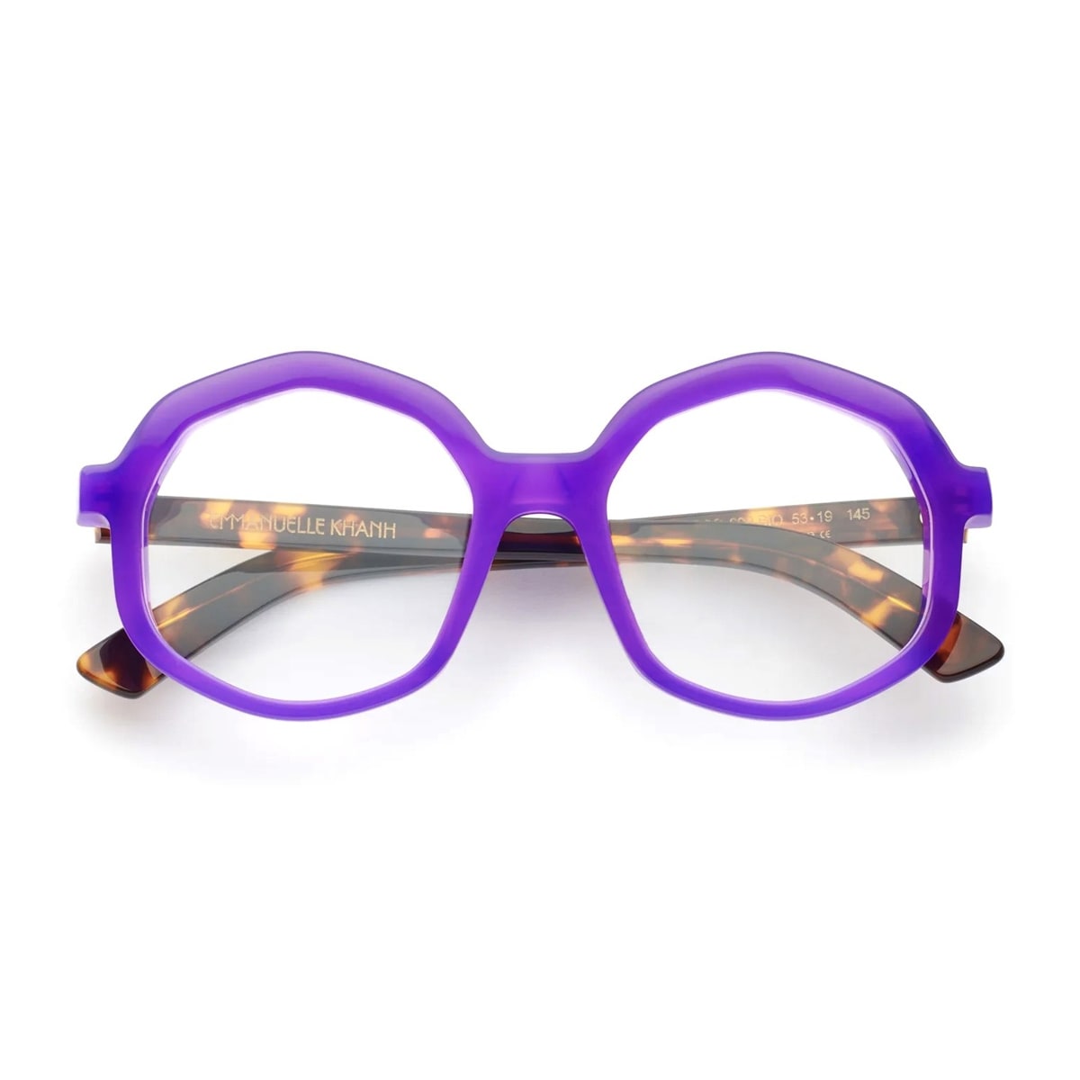 Emmanuelle Khanh Corso 600 Viola/ultrabronze Glasses In Blue