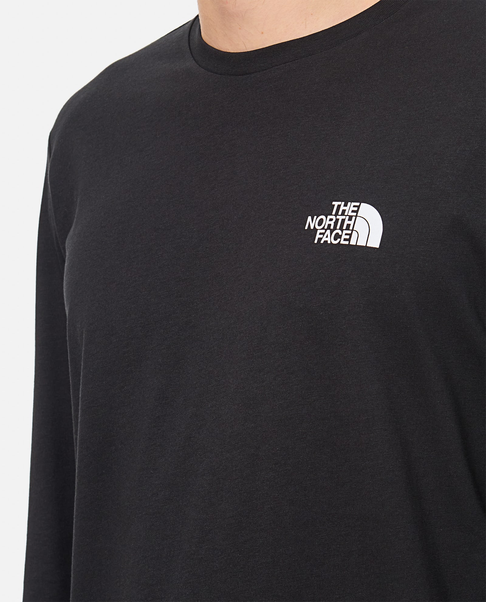 The North Face Mens Nse Graphic-print Raglan-sleeve Cotton-jersey Sweater Tnf Black Xl In Black