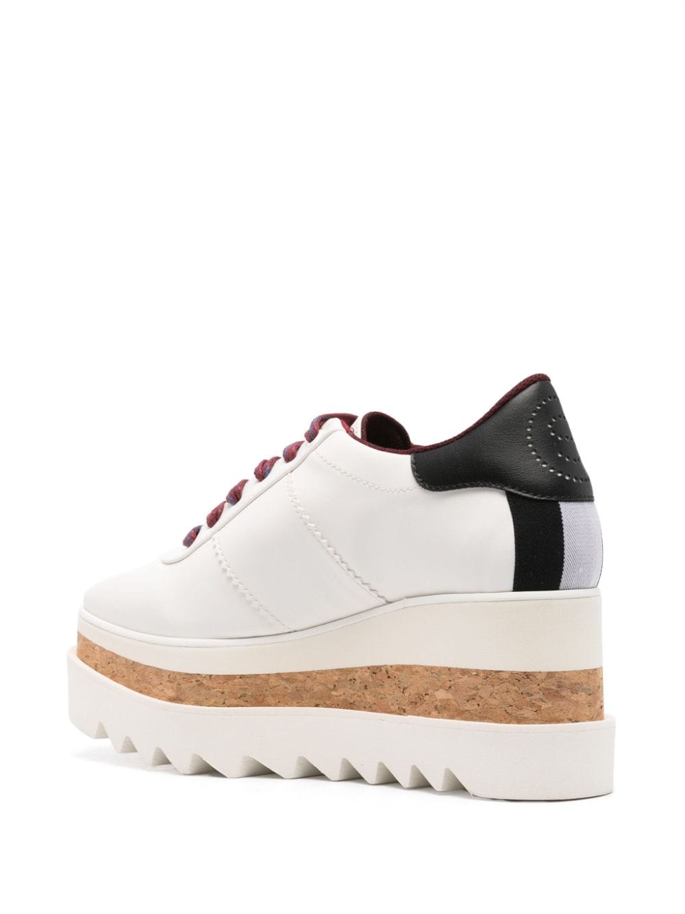 Stella Mccartney Stella Mc Cartney Sneak Elyse Wedge Sneakers In White
