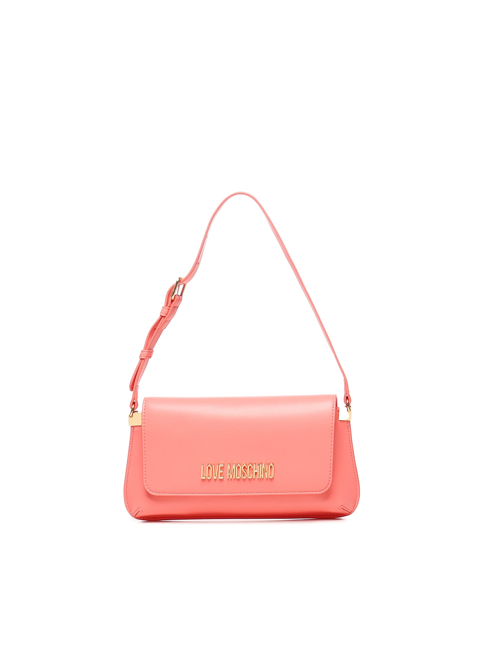 Flat Shoulder Bag With Logo