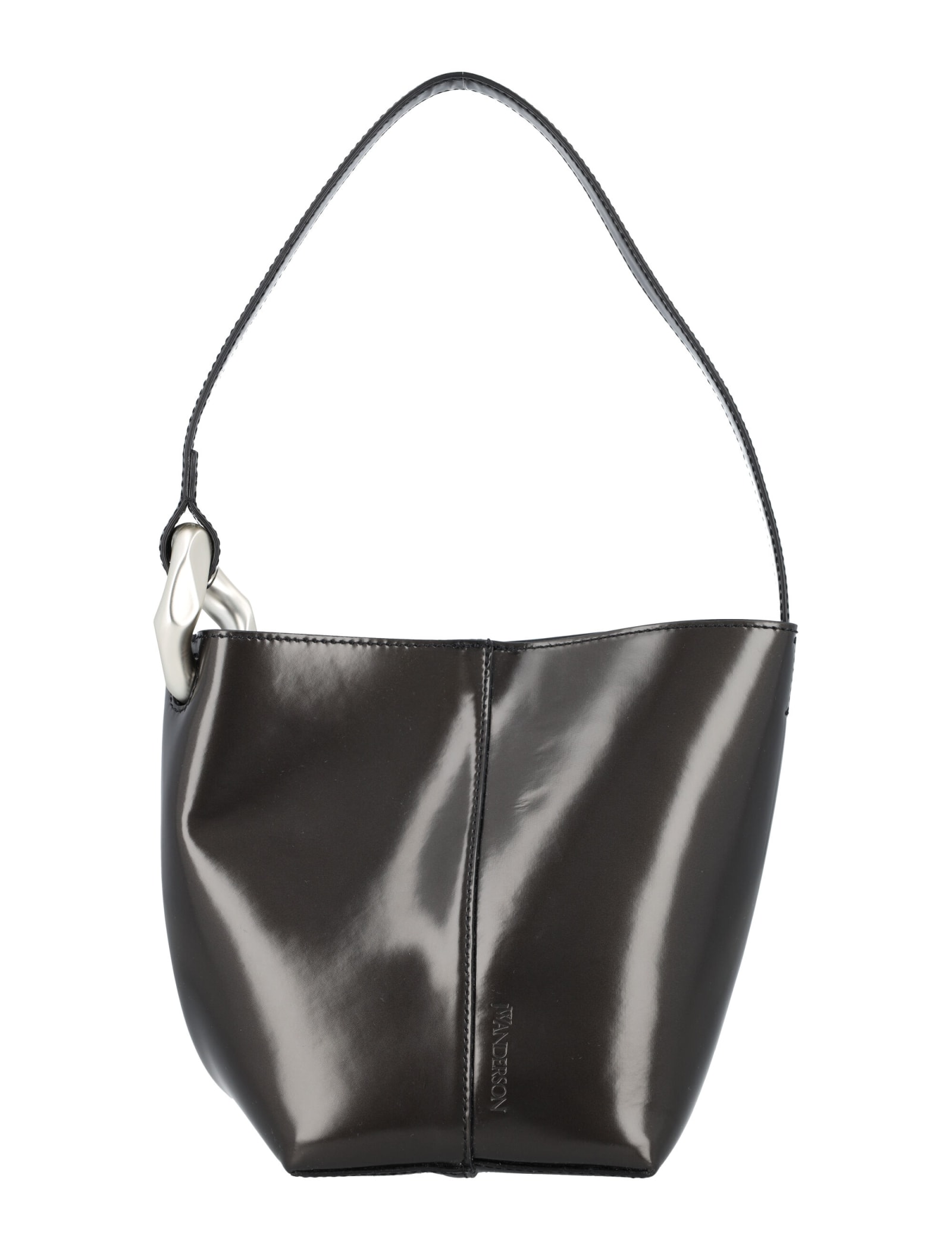 Shop Jw Anderson The Jwa Corner Small Bucket In Black