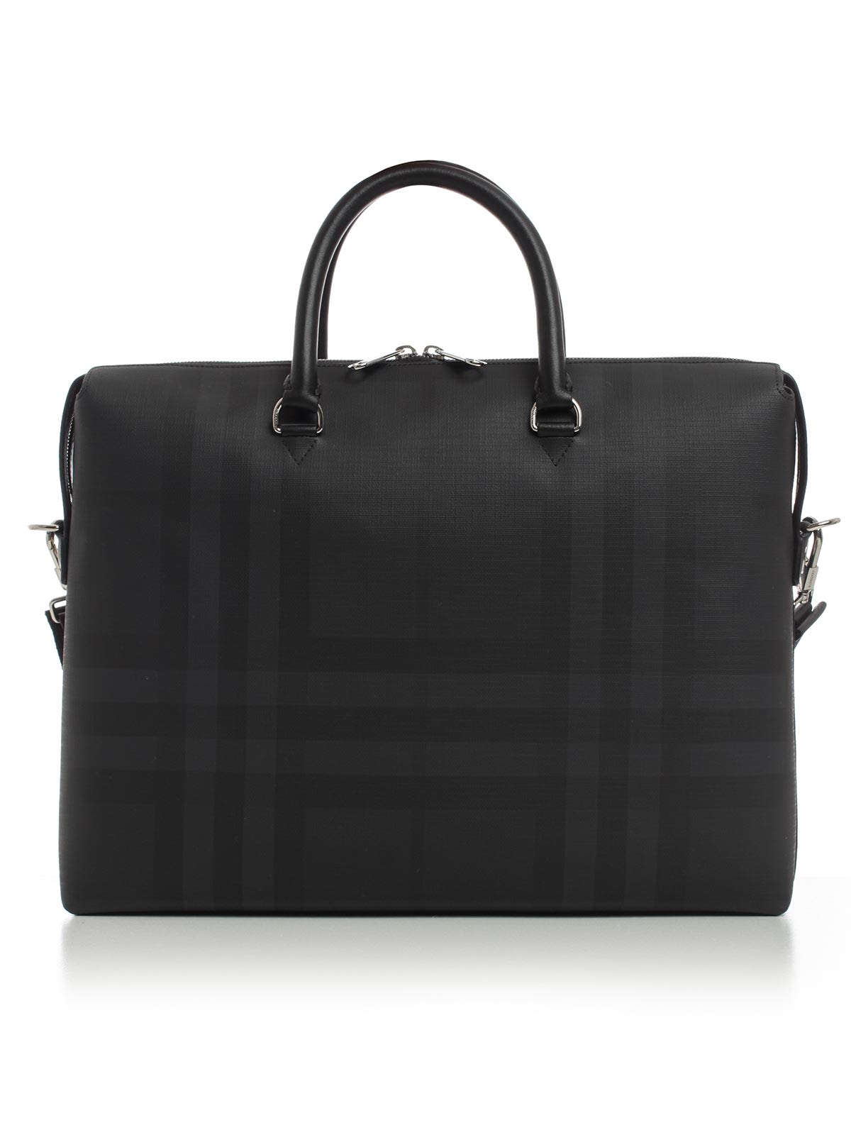 Burberry Briefcase In Dark Charcoal | ModeSens
