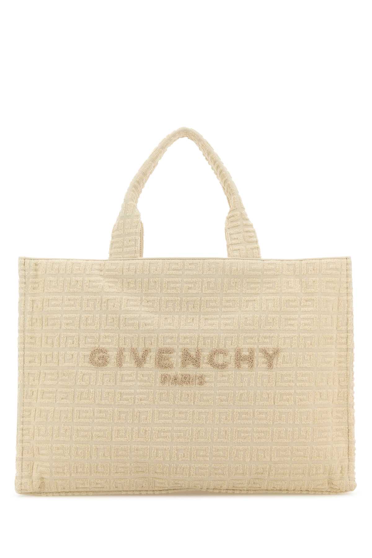 Ivory Terry Fabric Medium G-tote Shopping Bag