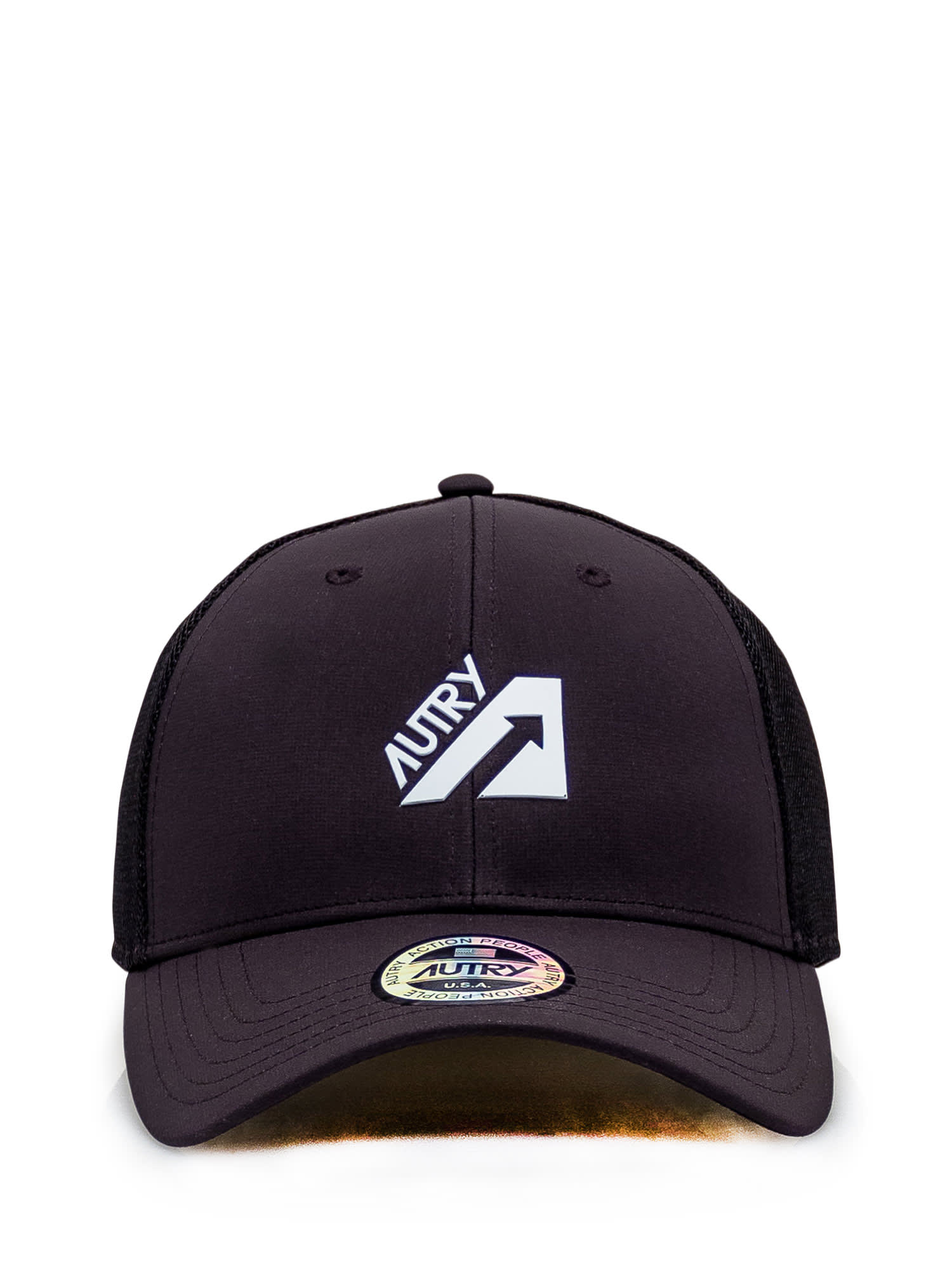 Shop Autry Cap With Logo In Black