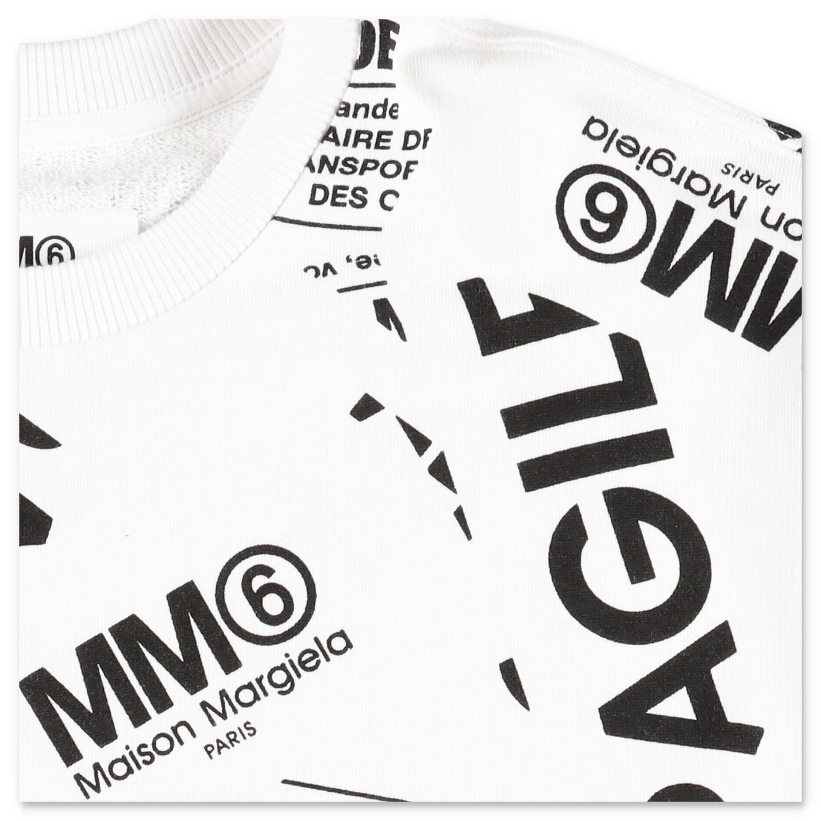 Shop Mm6 Maison Margiela Sweater In Bianco