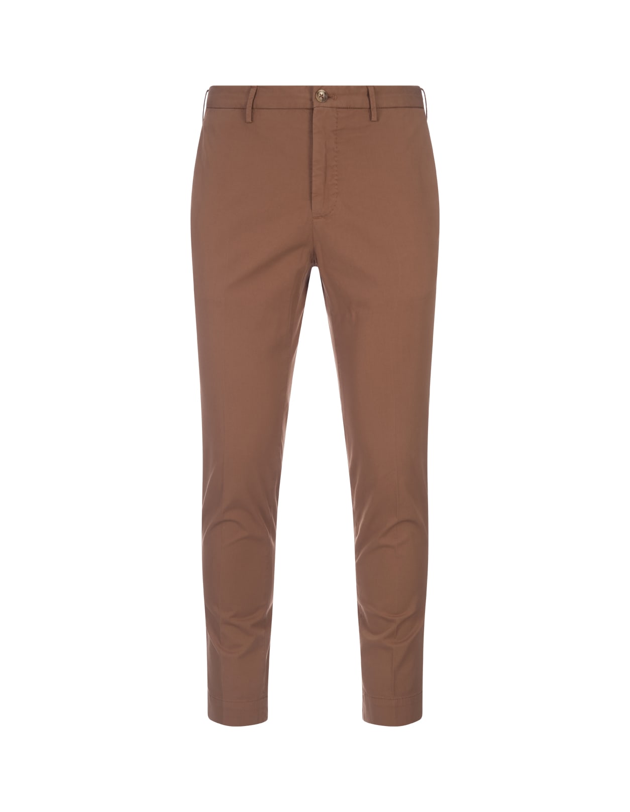Brown Tight Fit Trousers
